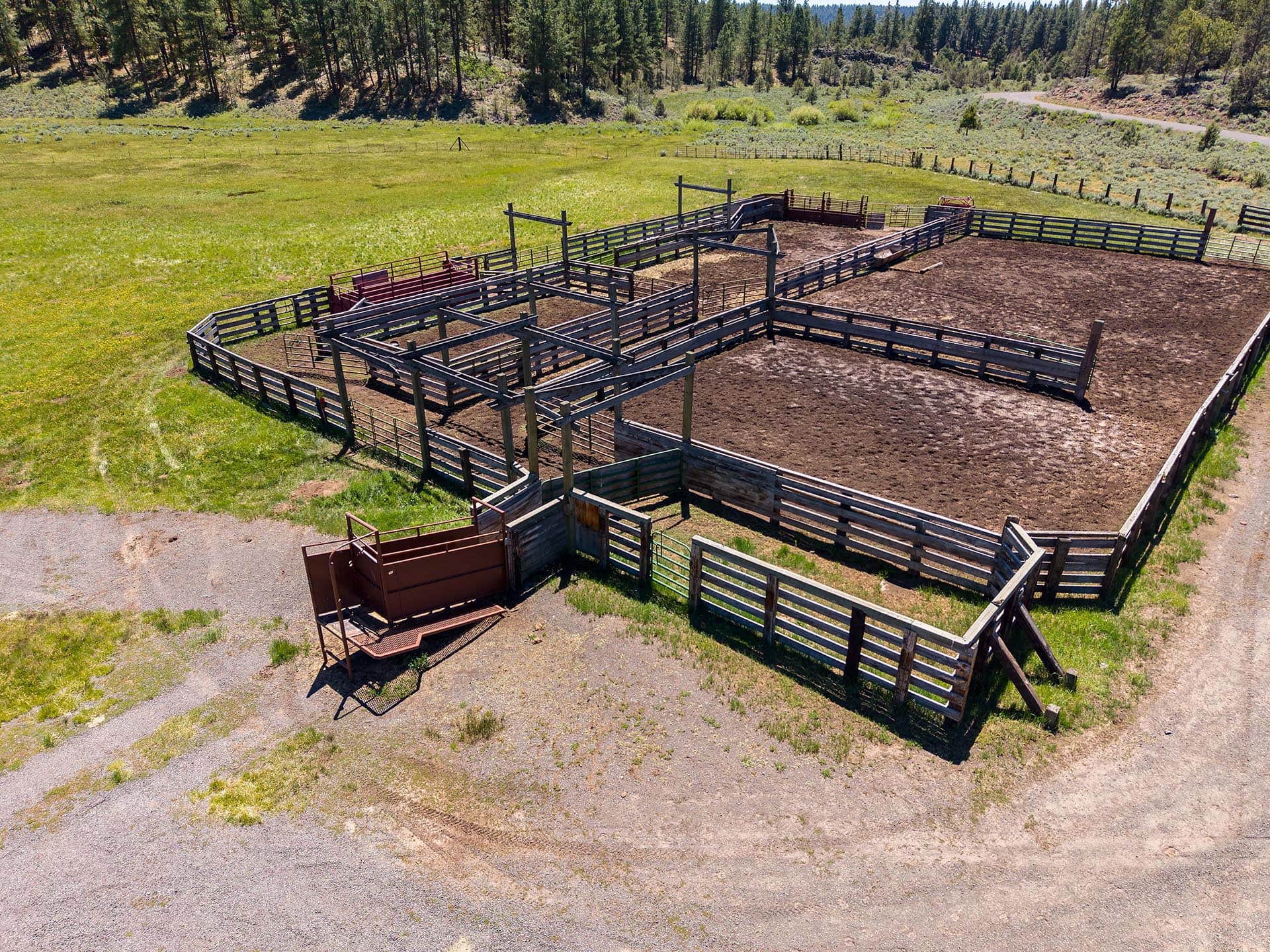 cattle corrals oregon aspen ridge ranch
