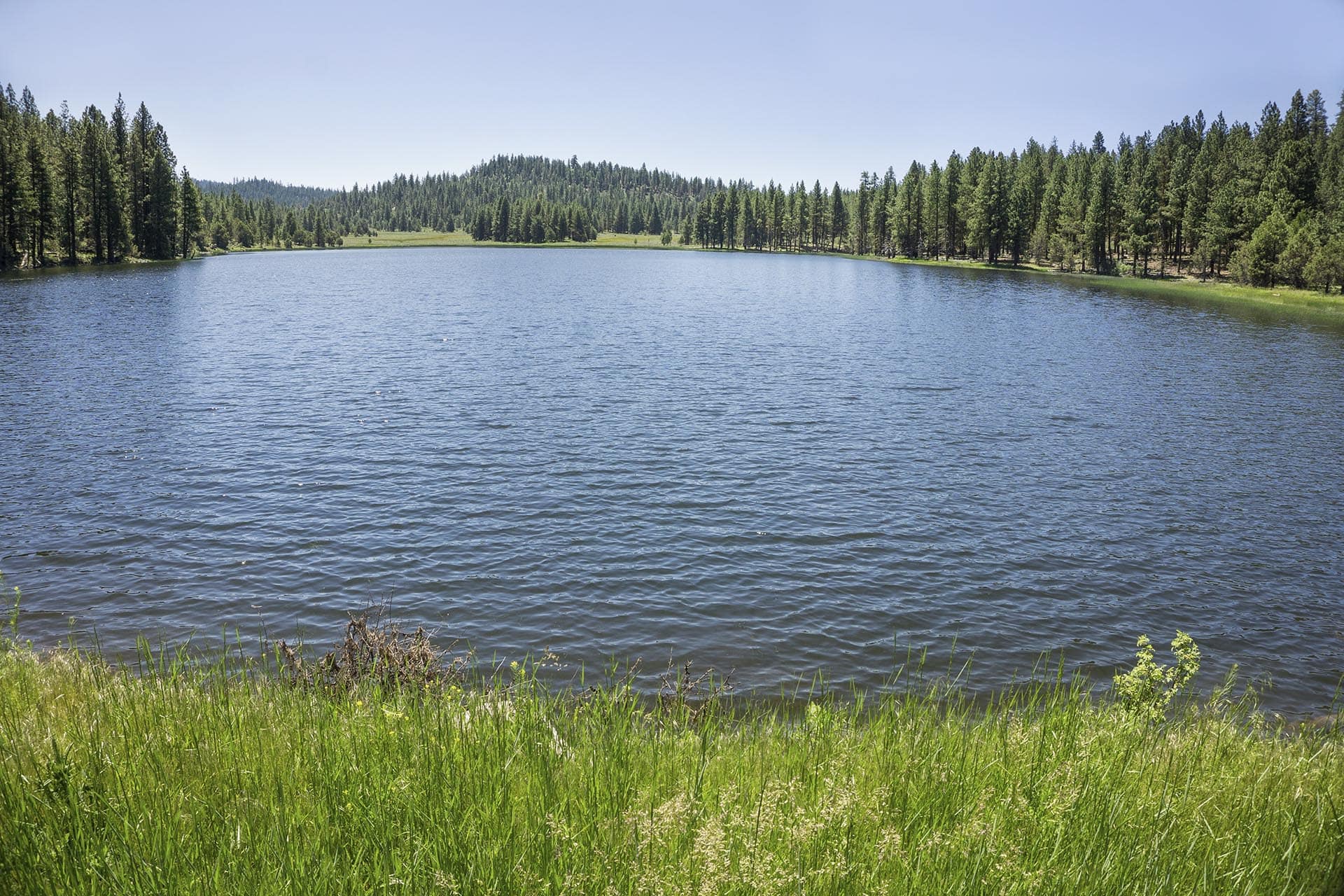 fishing lake landscape oregon aspen ridge ranch