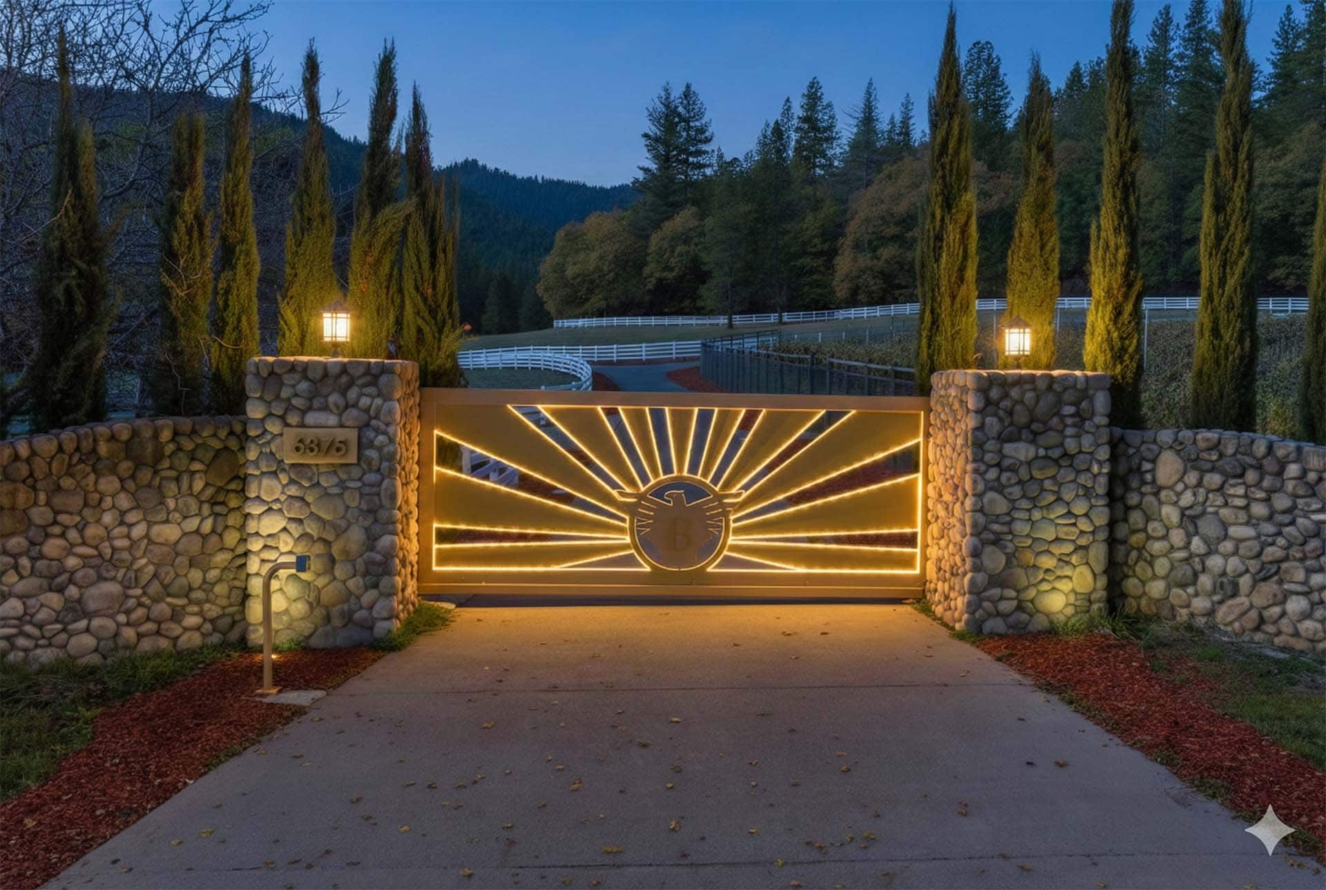 gated entry oregon the bird estate