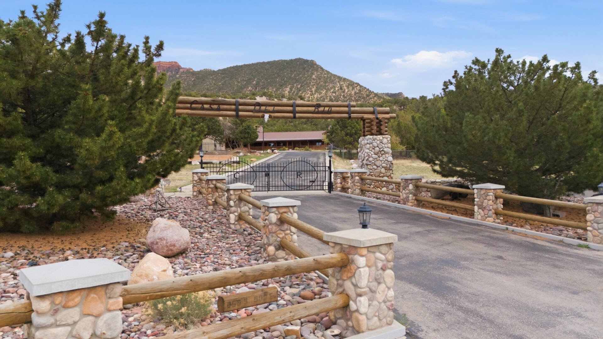 gated ranch entrance for sale utah casa del rio