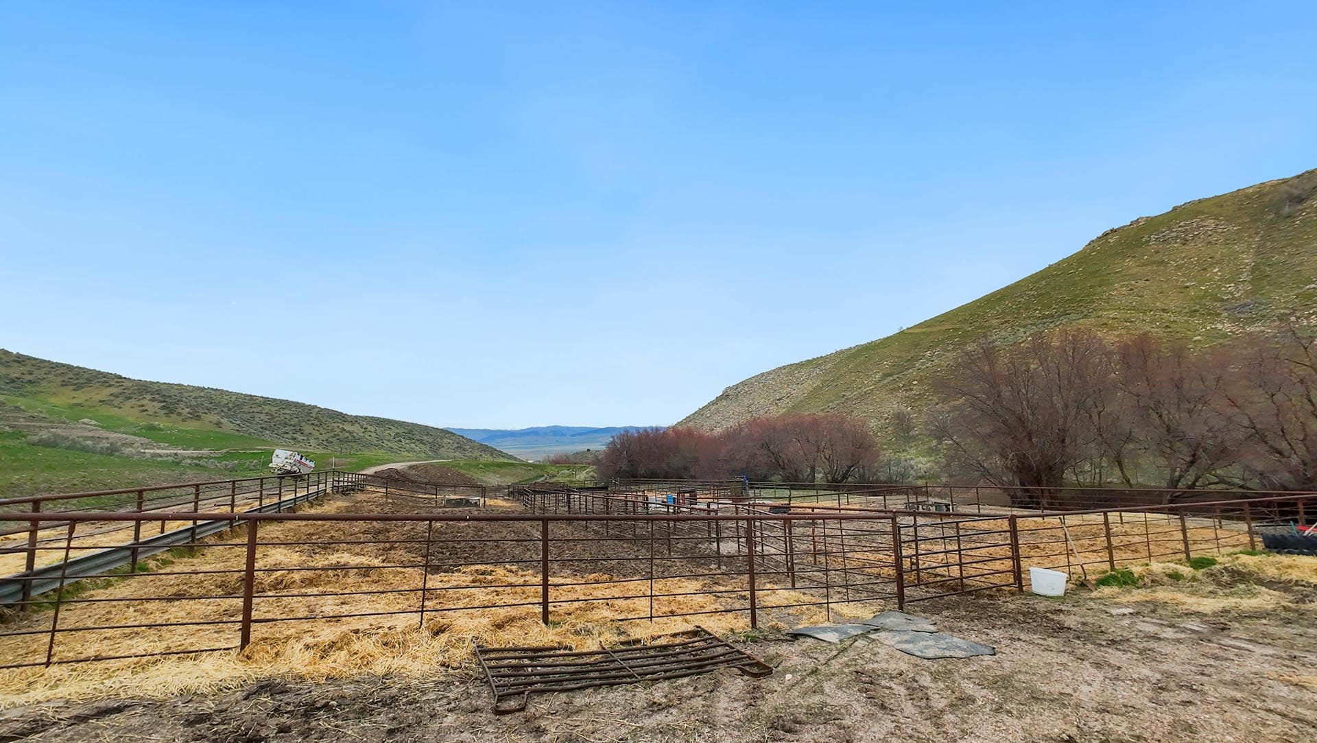 livestock handling facility Idaho the davis lodge at loafer creek falls
