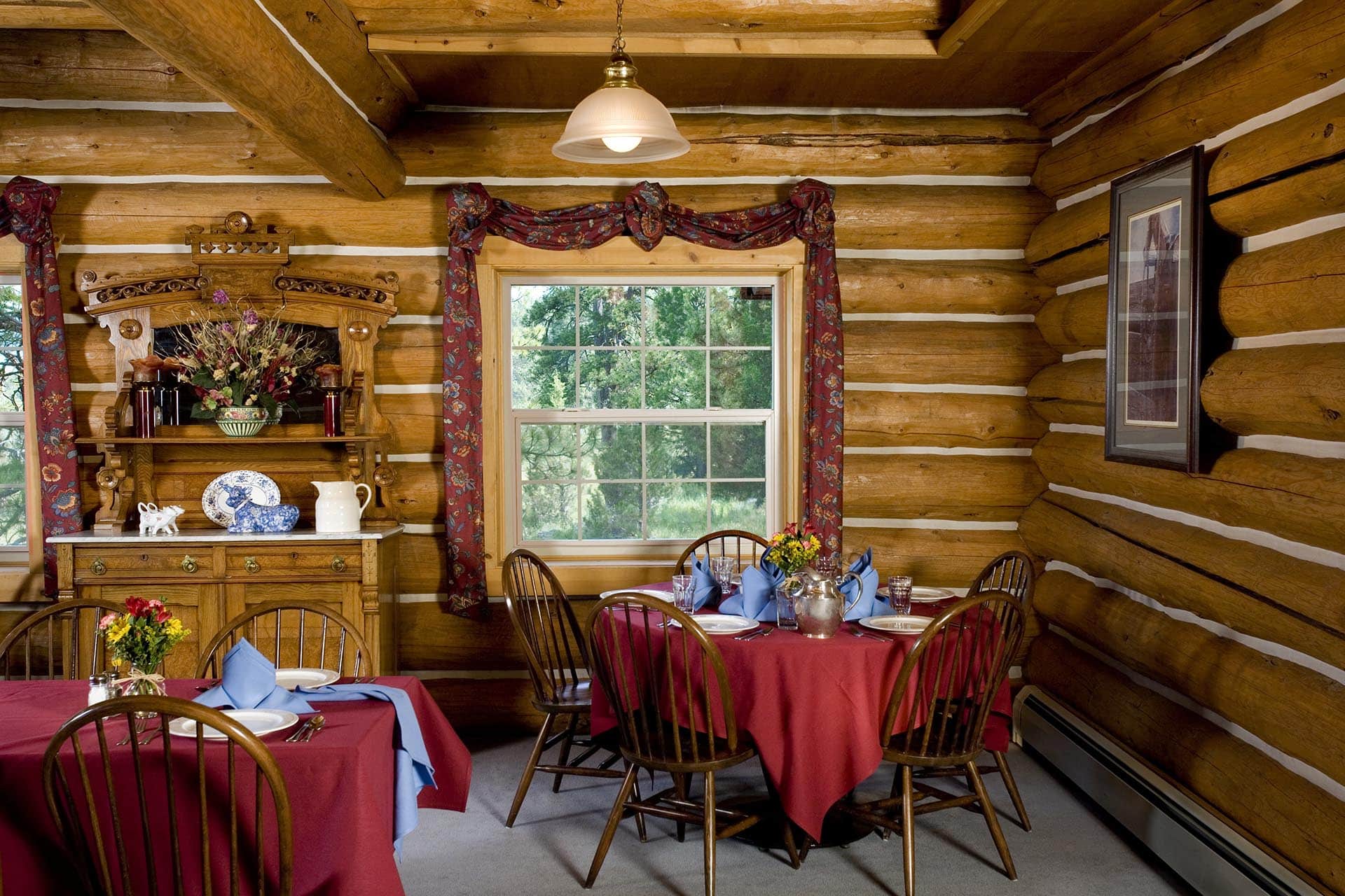 lodge dining room oregon aspen ridge ranch