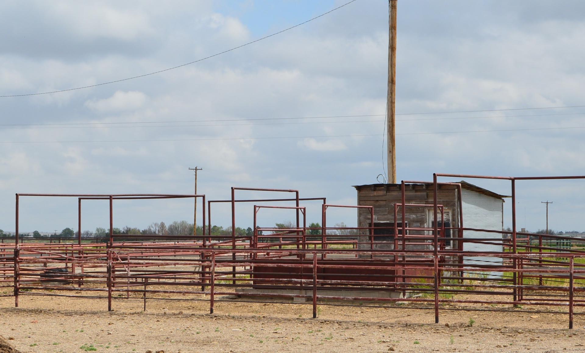new hay shed Colorado South Swink Farm Grow Yard