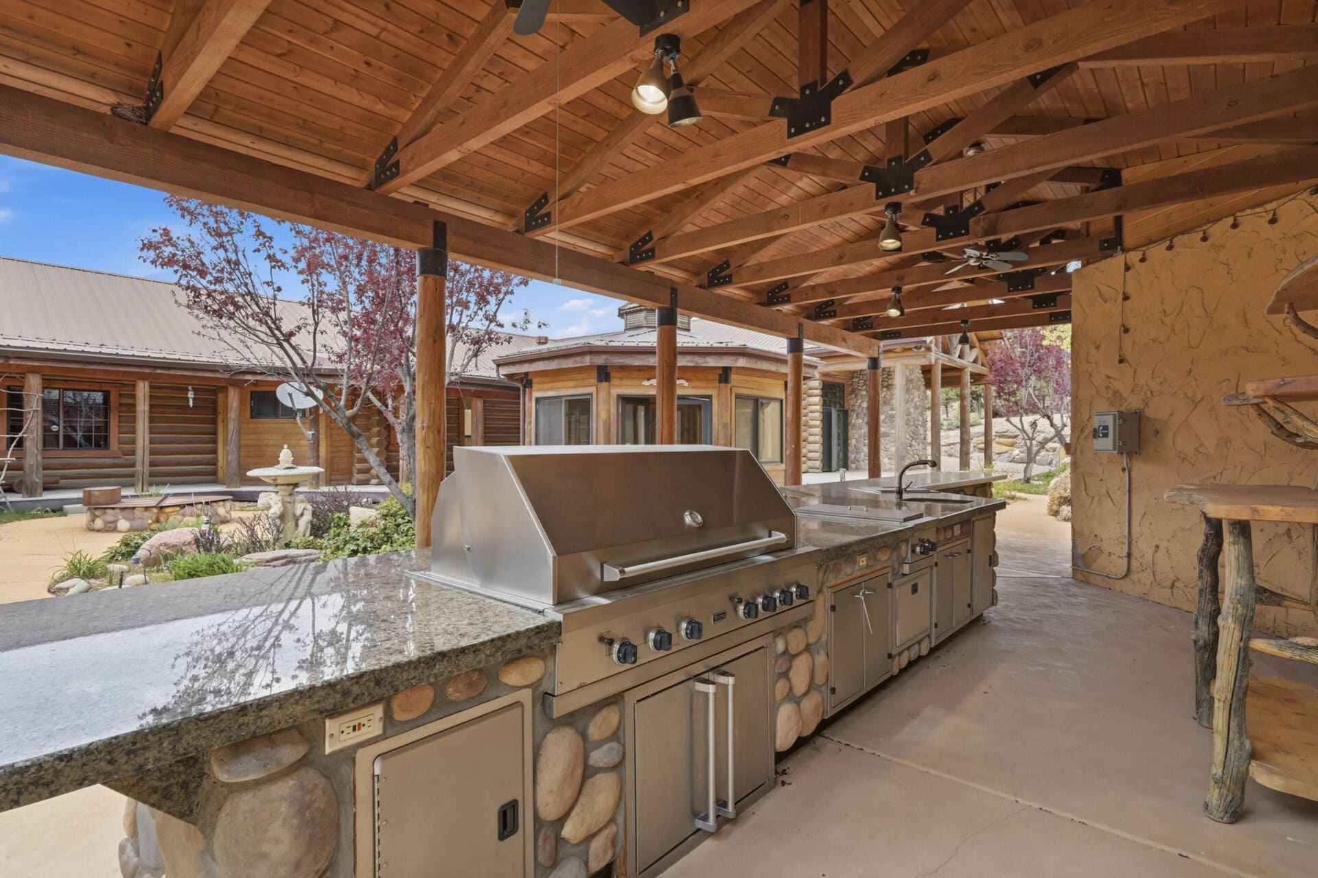 property for sale with outdoor kitchen utah casa del rio