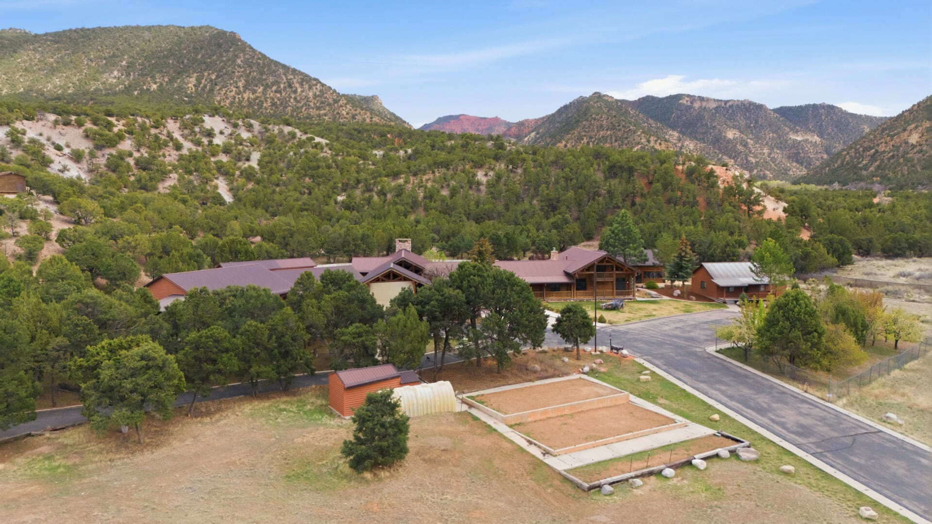 ranch property with garden beds utah casa del rio