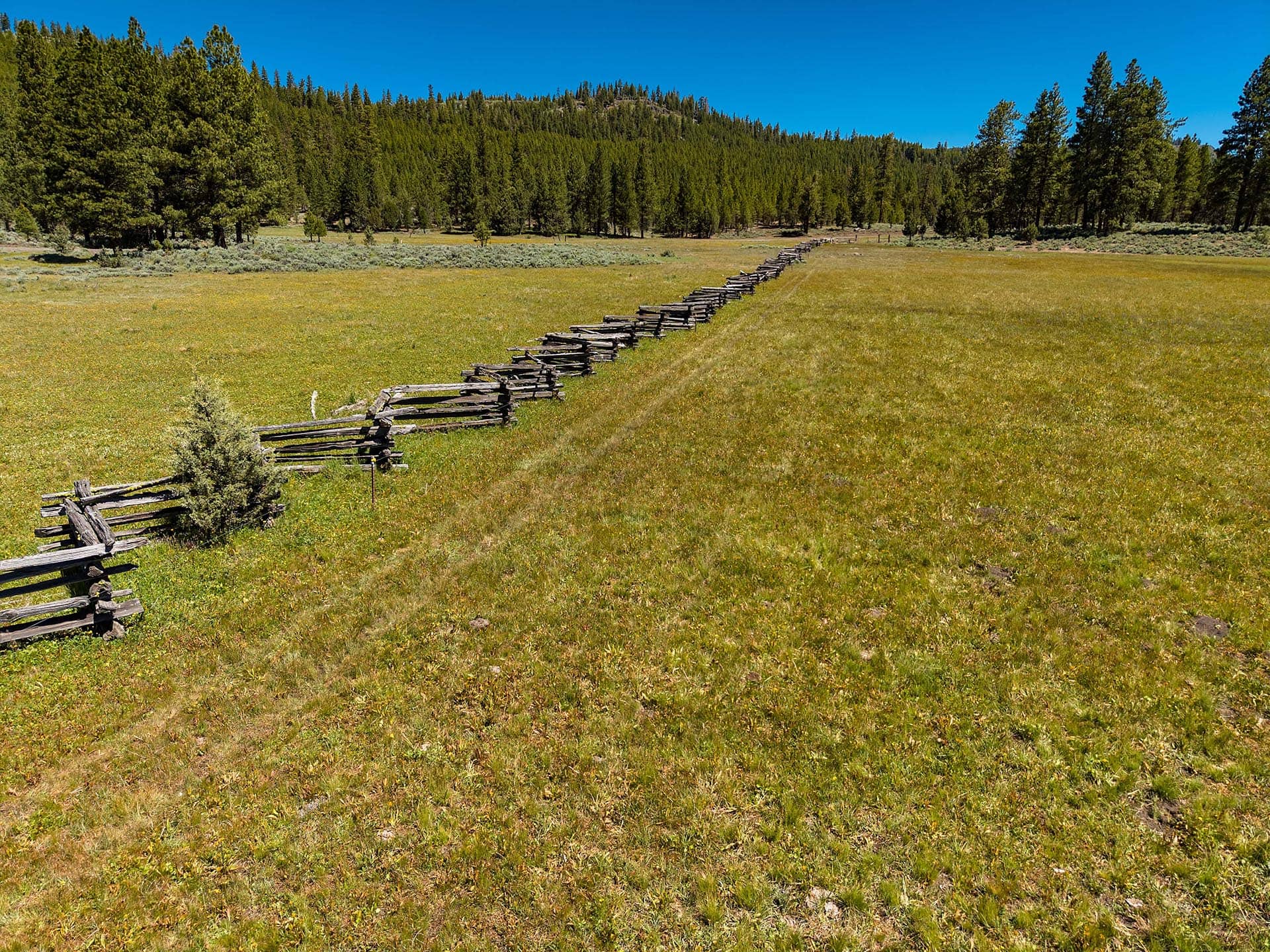 split rail fence oregon aspen ridge ranch
