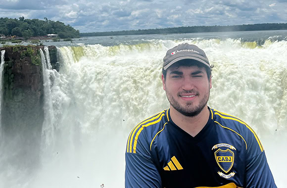 thomas sarlo graphic designer waterfall hike