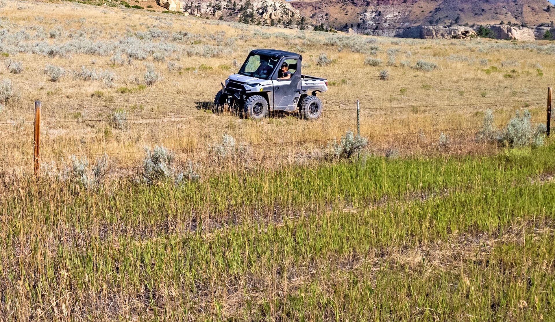 utv riding montana over the cliff ranch on little porcupine creek
