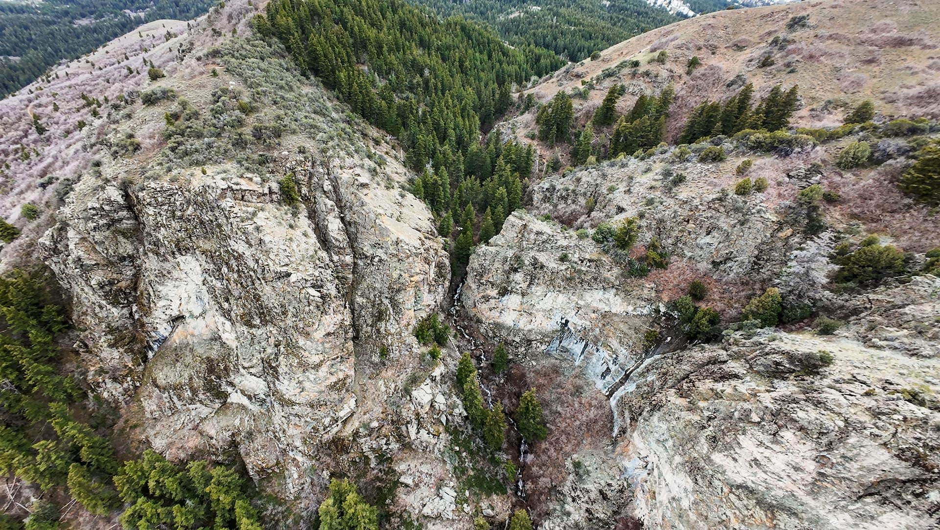 waterfall property for sale view Idaho the davis lodge at loafer creek falls