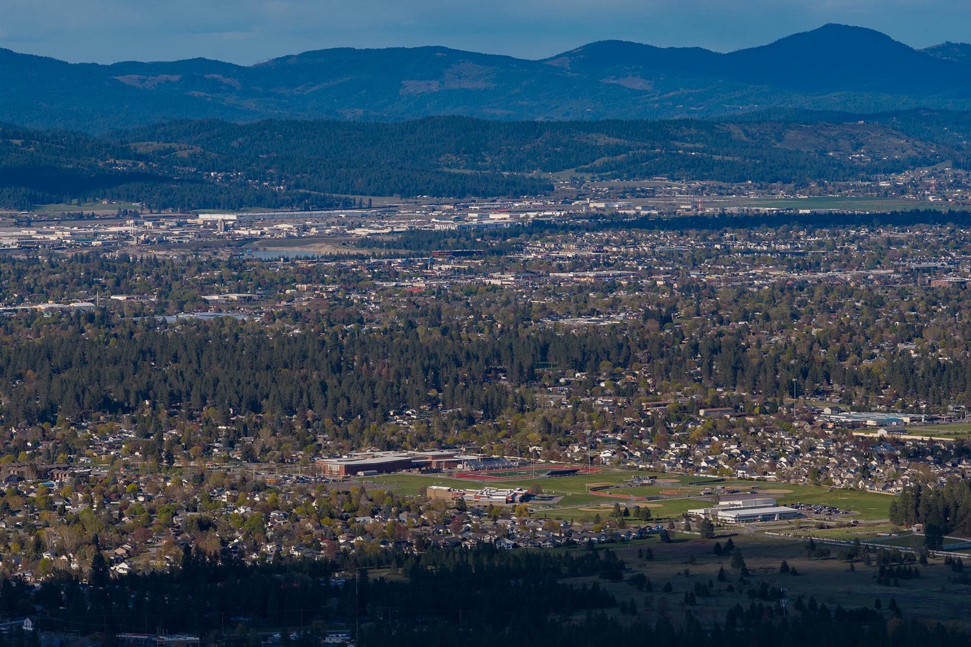 Mount Spokane Views Washington Grouse Mountain Drive