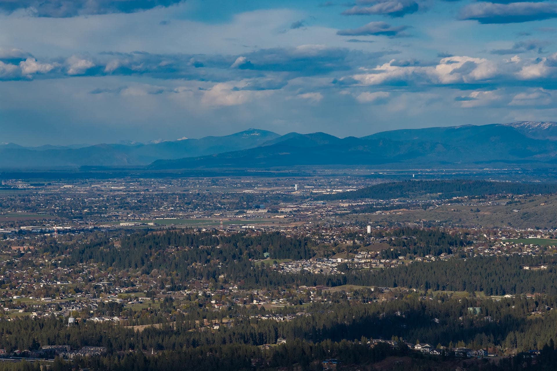 Spokane Views Washington Grouse Mountain Drive