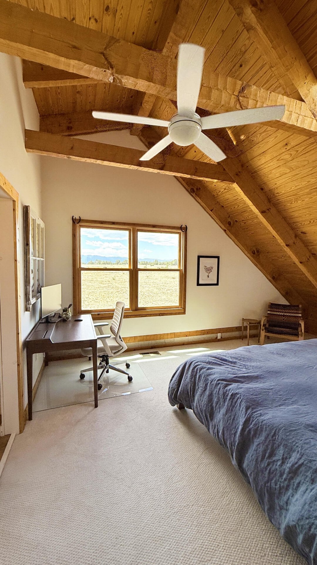 bedroom with scenic views colorado mchenry ranch