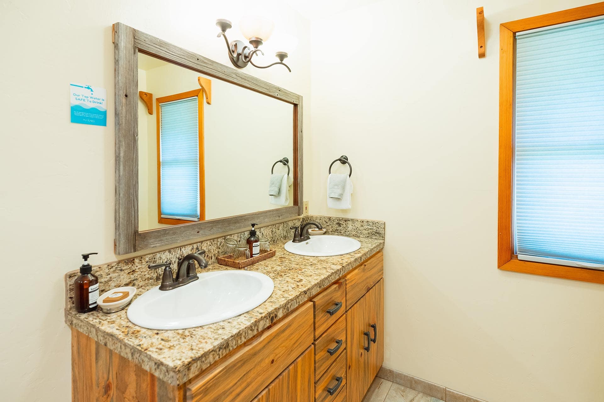 cabin bathroom montana complete fly fisher
