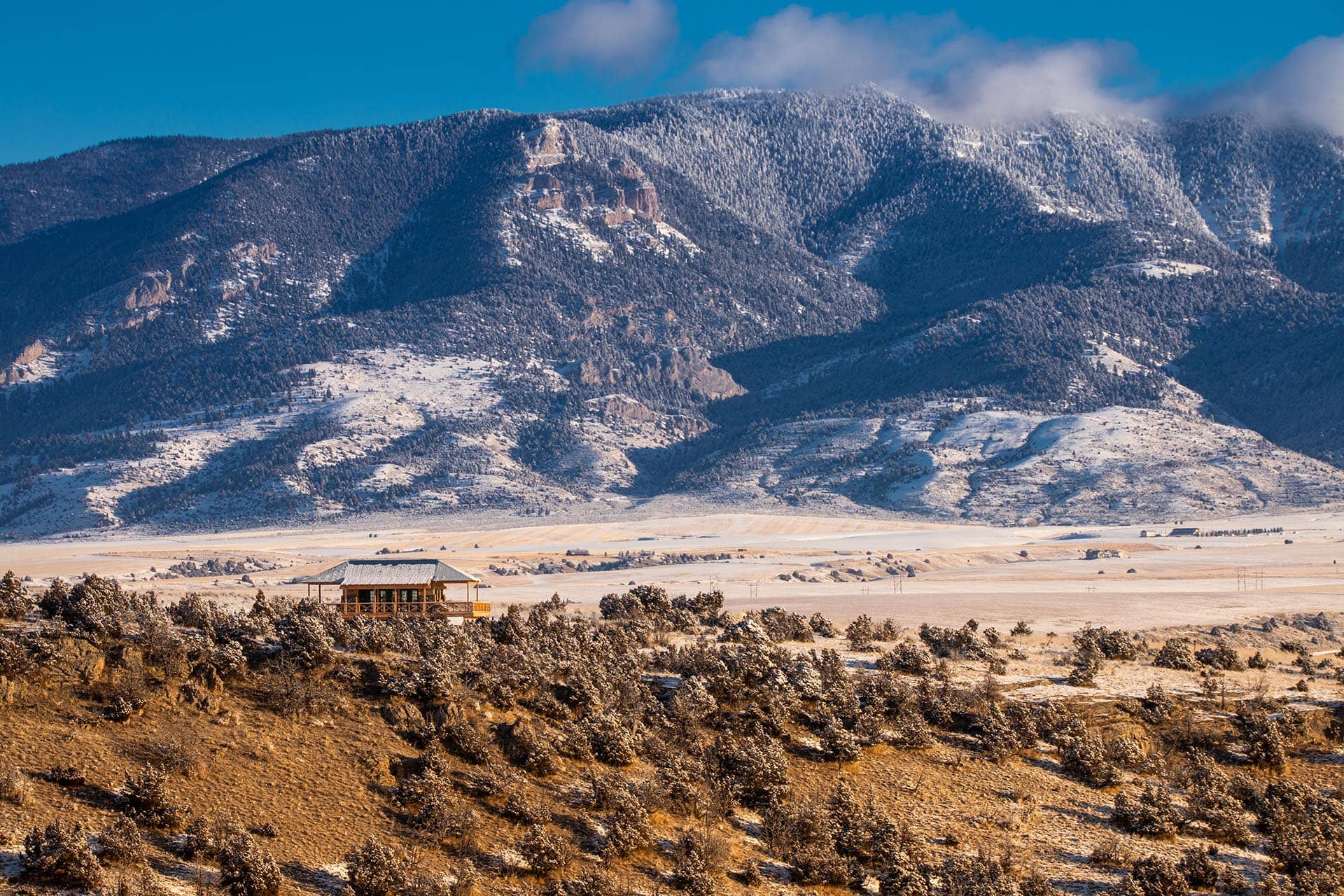 cabin bridgers montana dry creek wilderness at sxs ranch