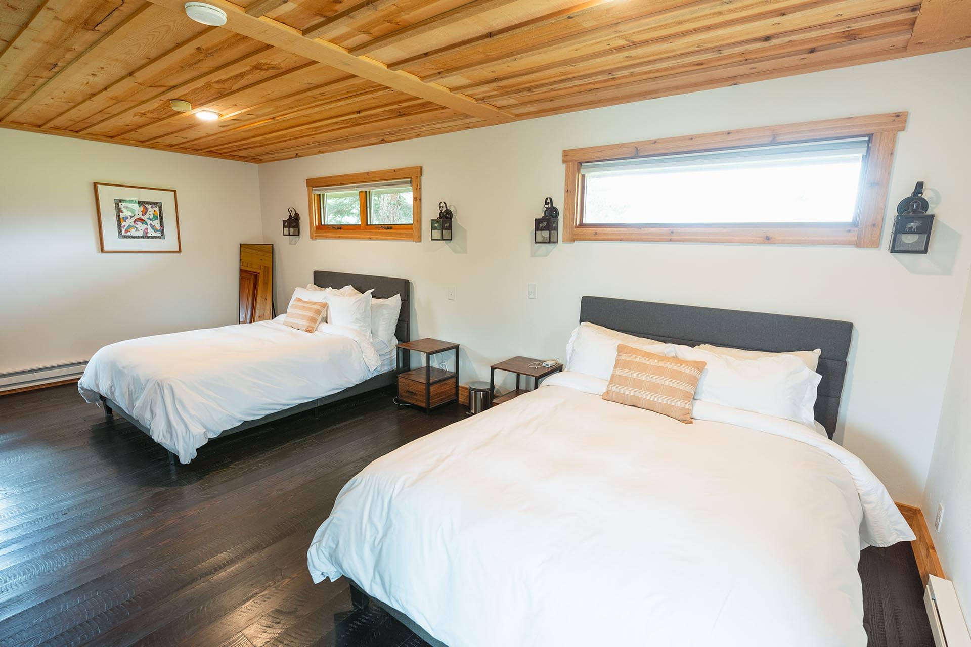cabin double bedroom montana complete fly fisher