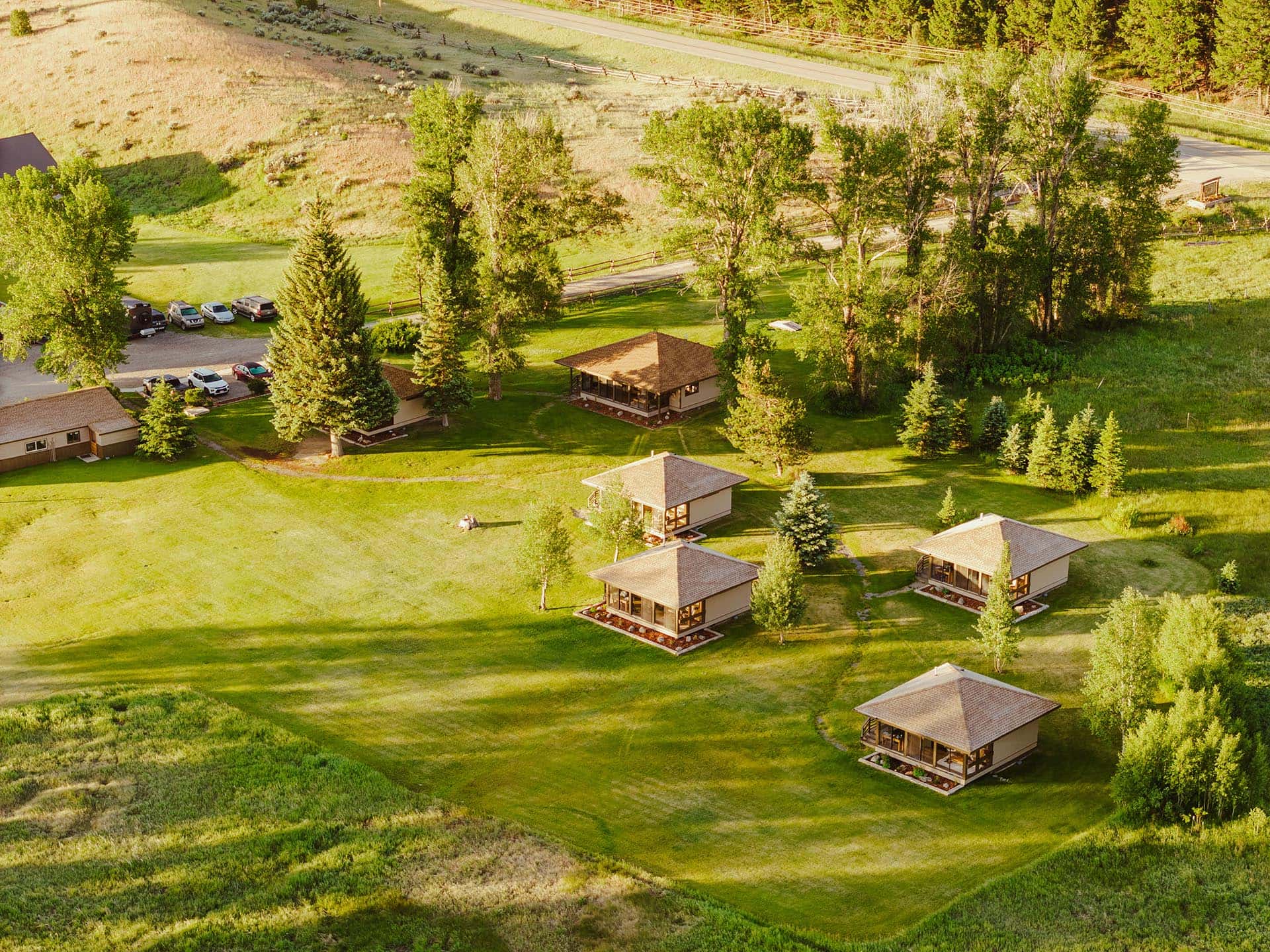 cabin site montana compelte fly fisher