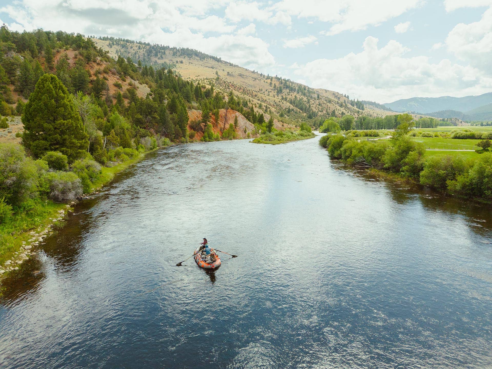 fishing on the big hole river view montana complete fly fisher