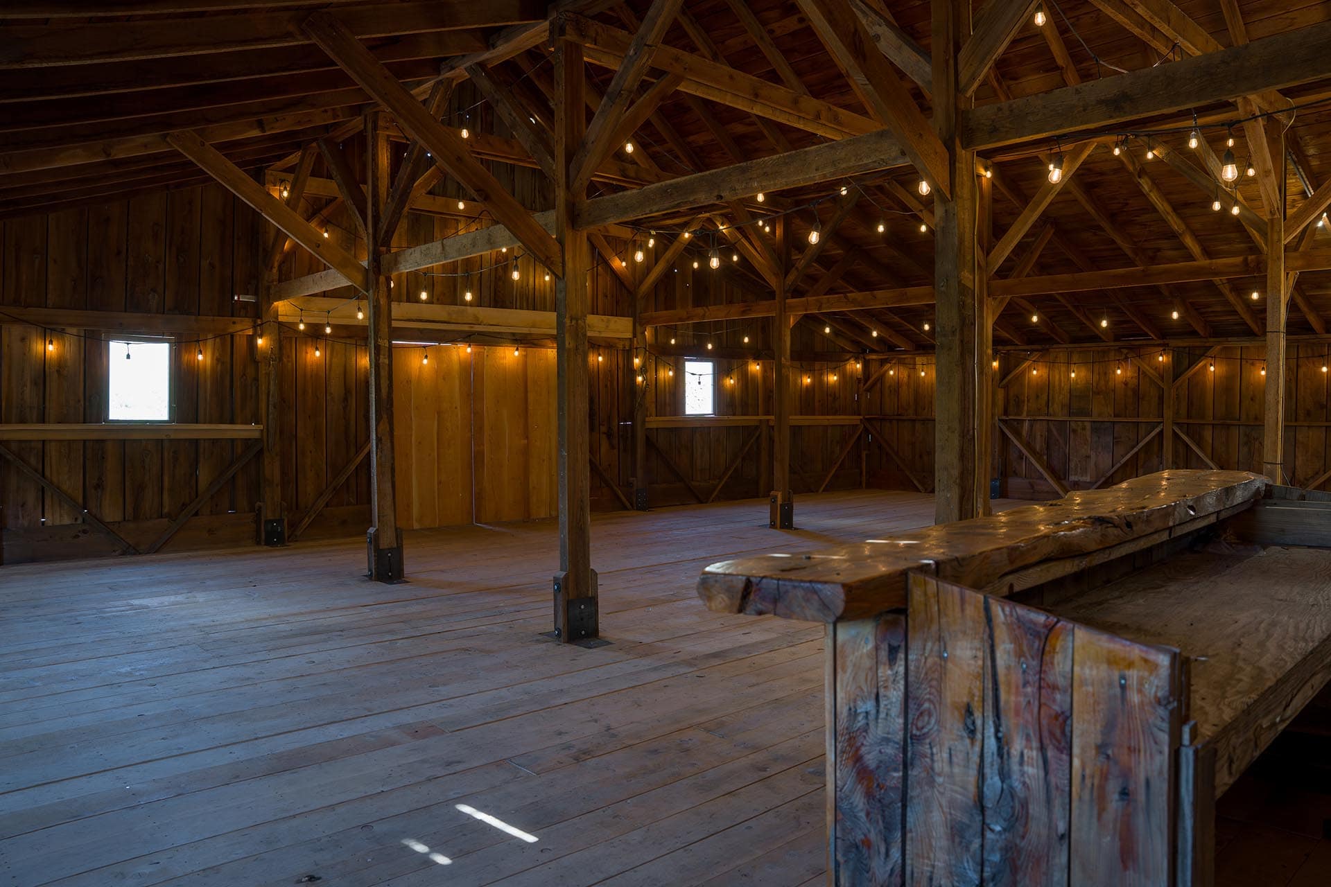 inside barn oregon thorn creek ranch
