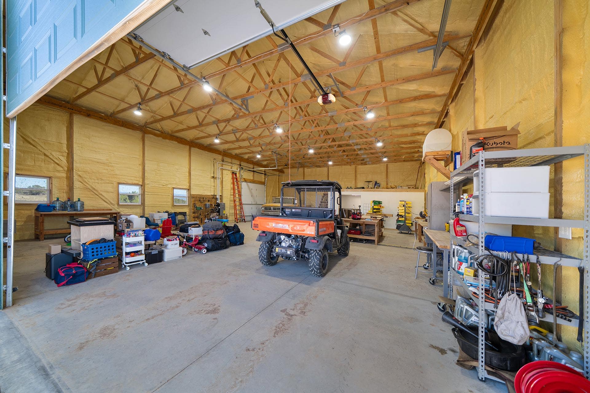 insulated workshop with concrete floor colorado mchenry ranch