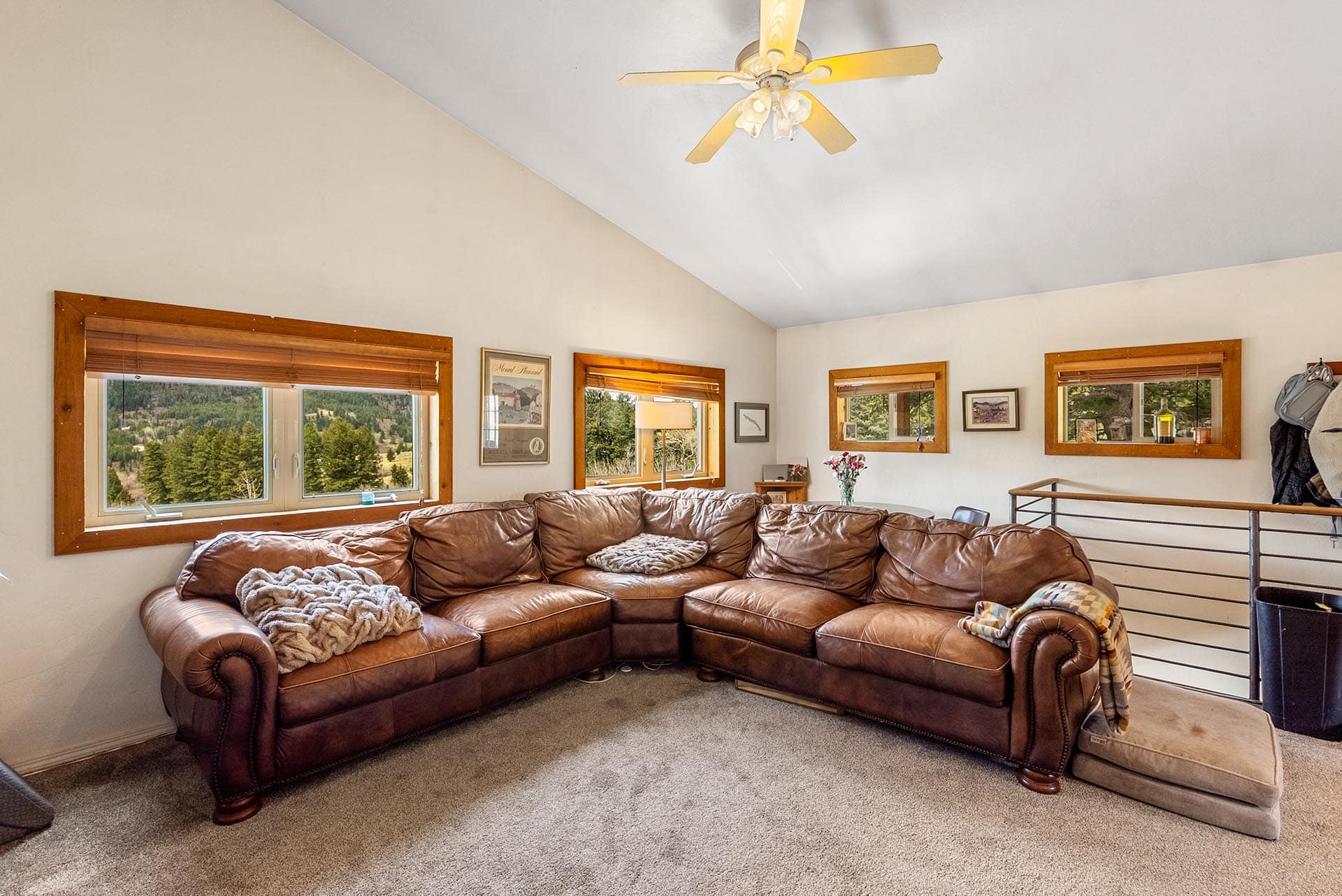 land for sale with house interior and mountain views montana harrison hollow