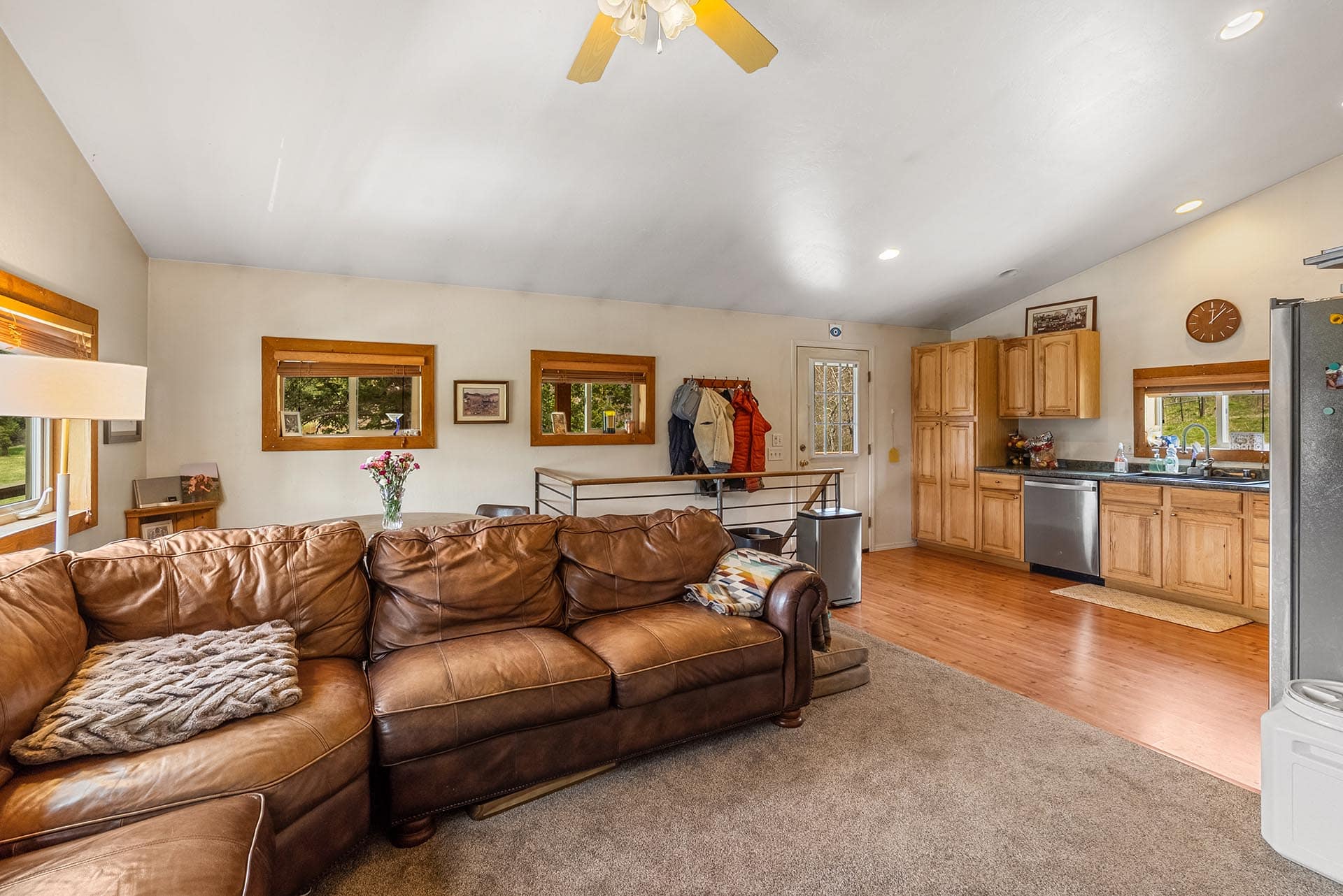 land for sale with living room and kitchen interior montana harrison hollow