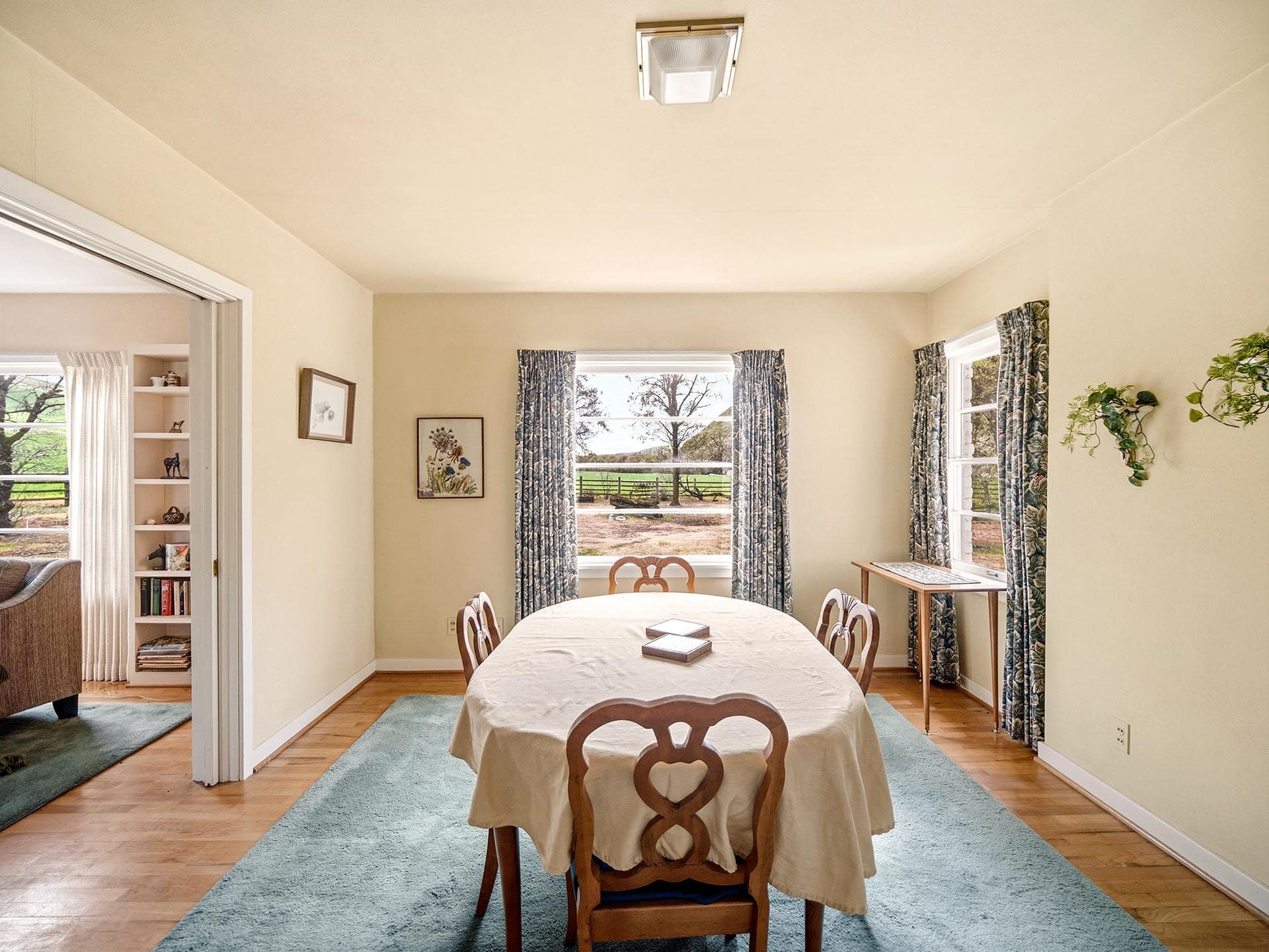 large dining room washington whitmore hereford cattle ranch