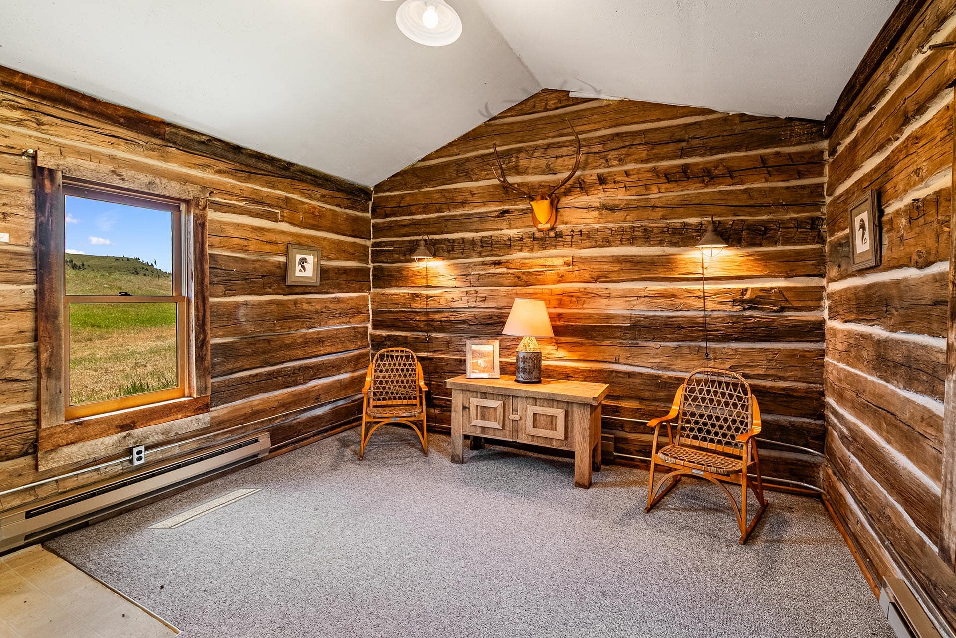 log home for sale montana mallard springs ranch