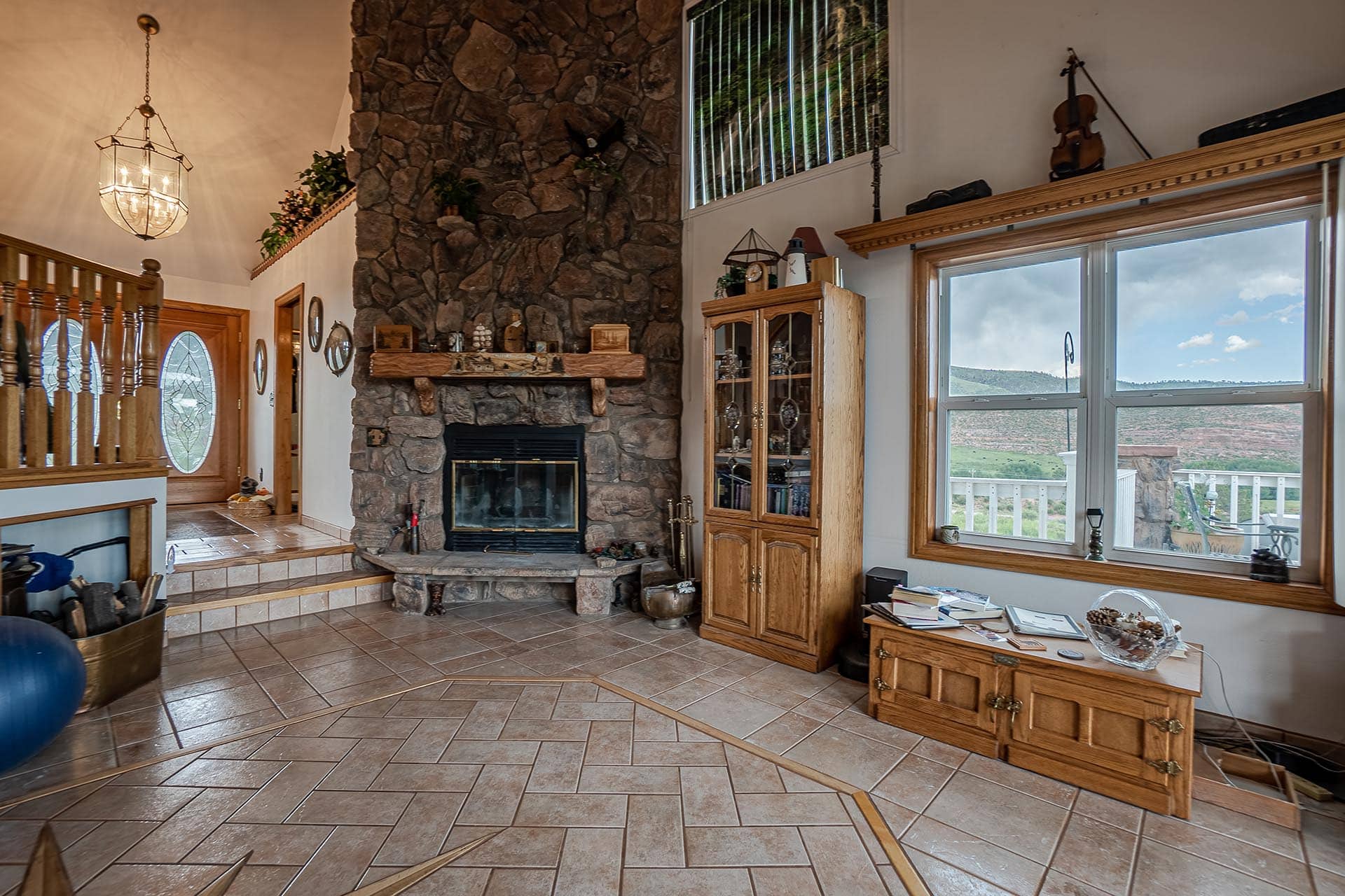 luxury home interior with mountain views colorado bar d ranch