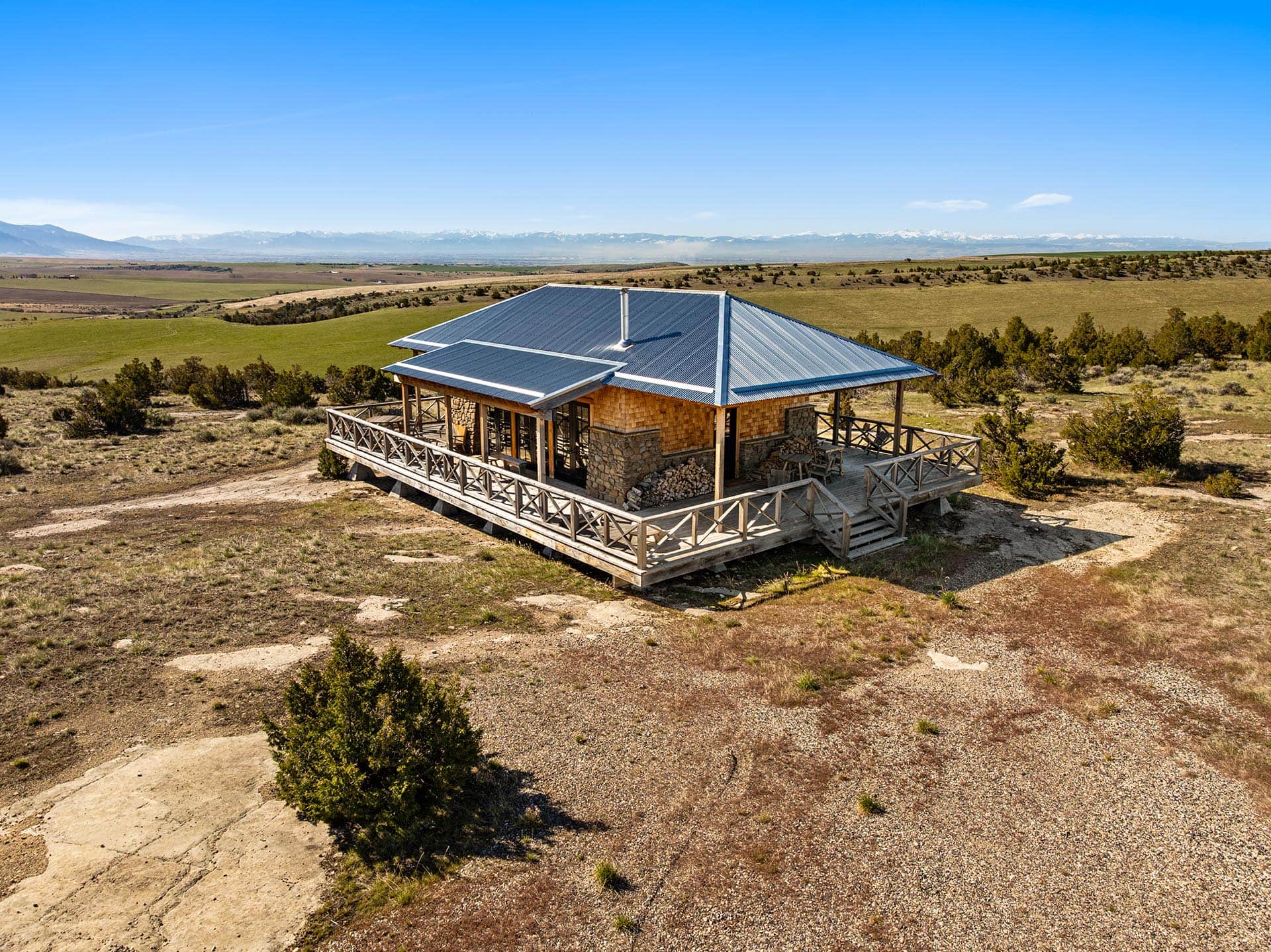 off grid cabin view montana dry creek wilderness at sxs ranch
