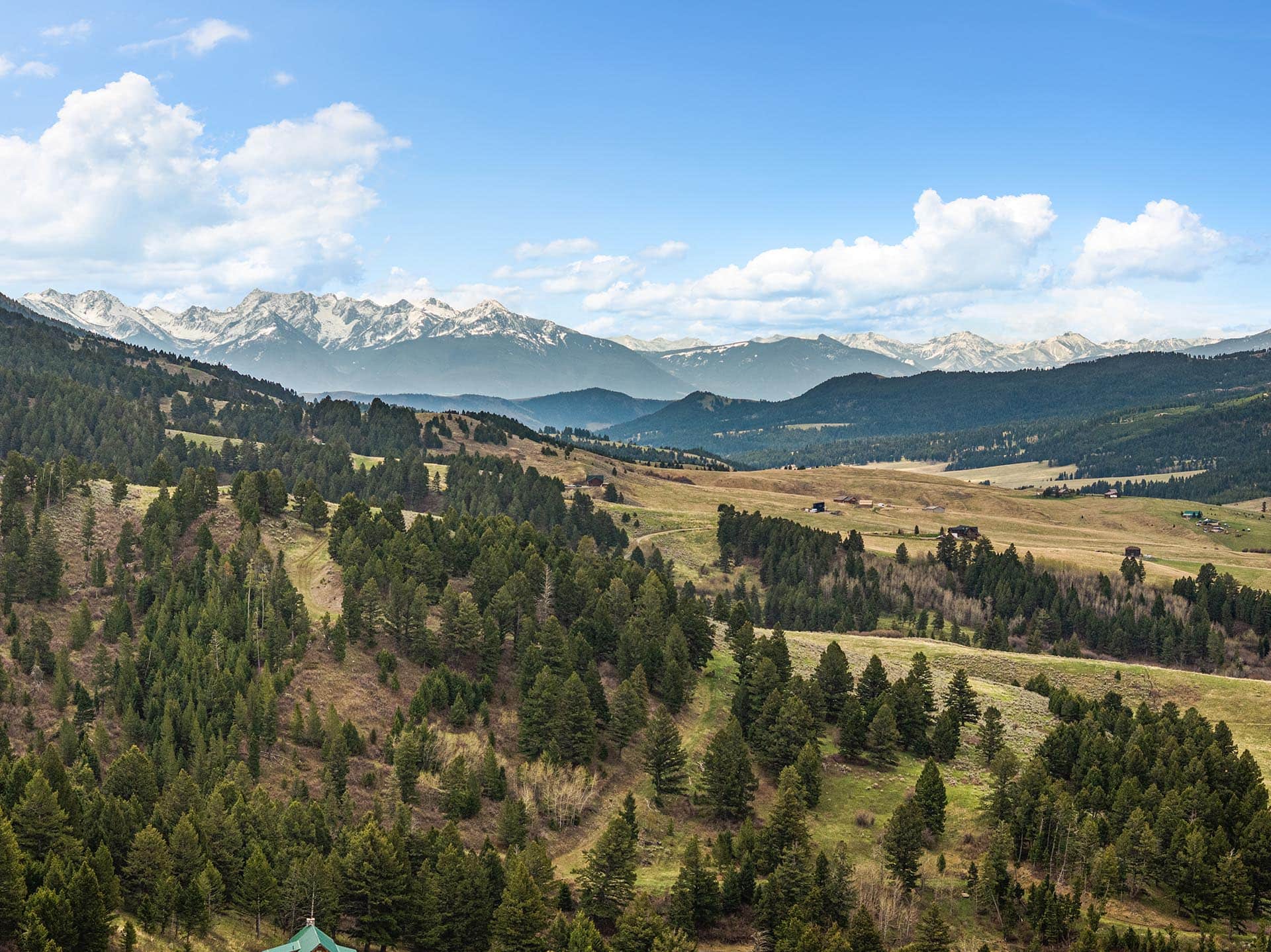 panoramic mountain views property montana harrison hollow