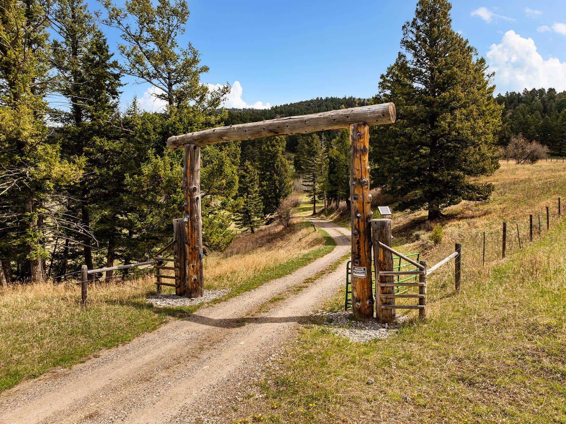 private gated entrance land for sale montana harrison hollow