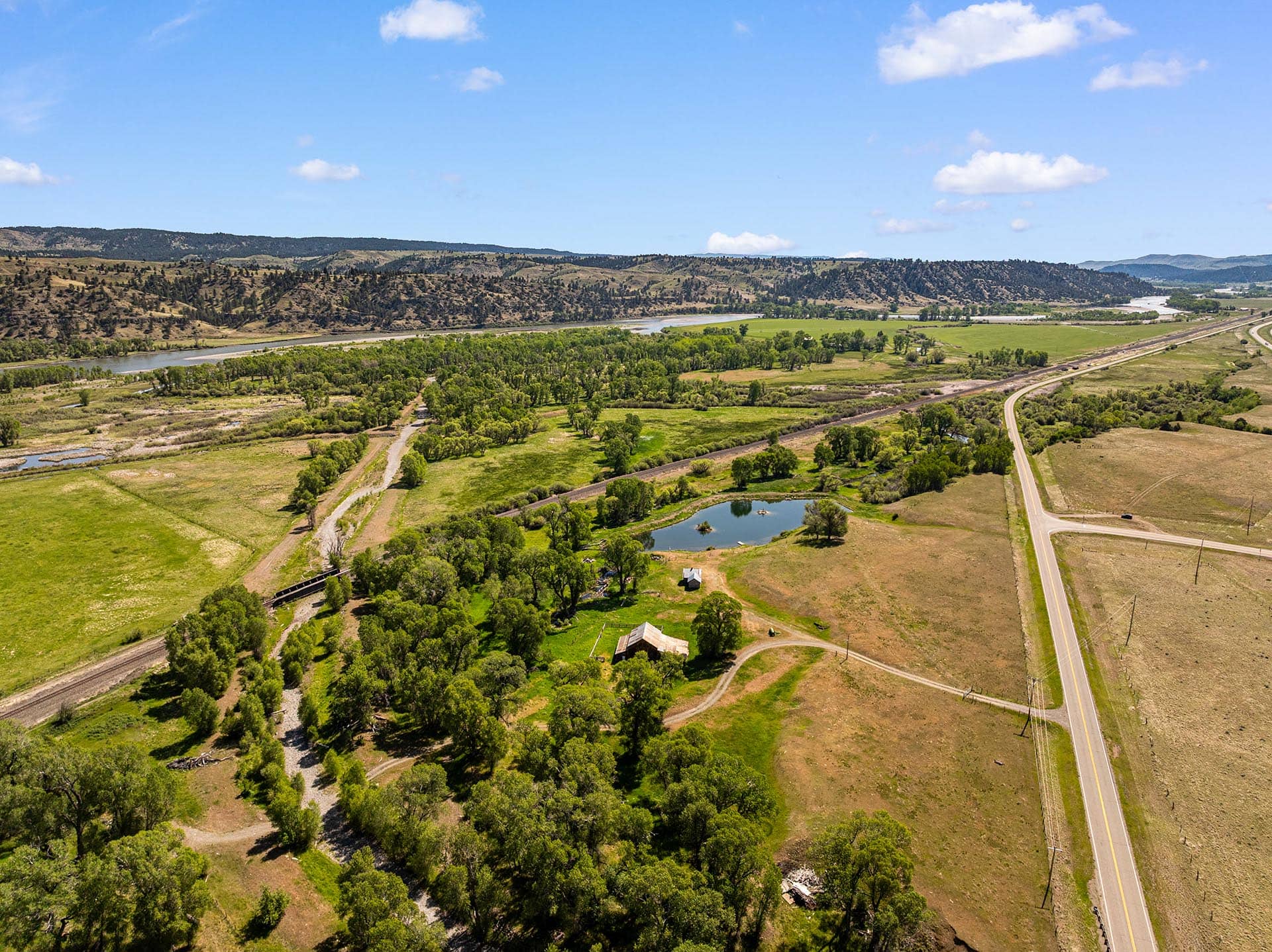 property with pond montana mallard springs ranch