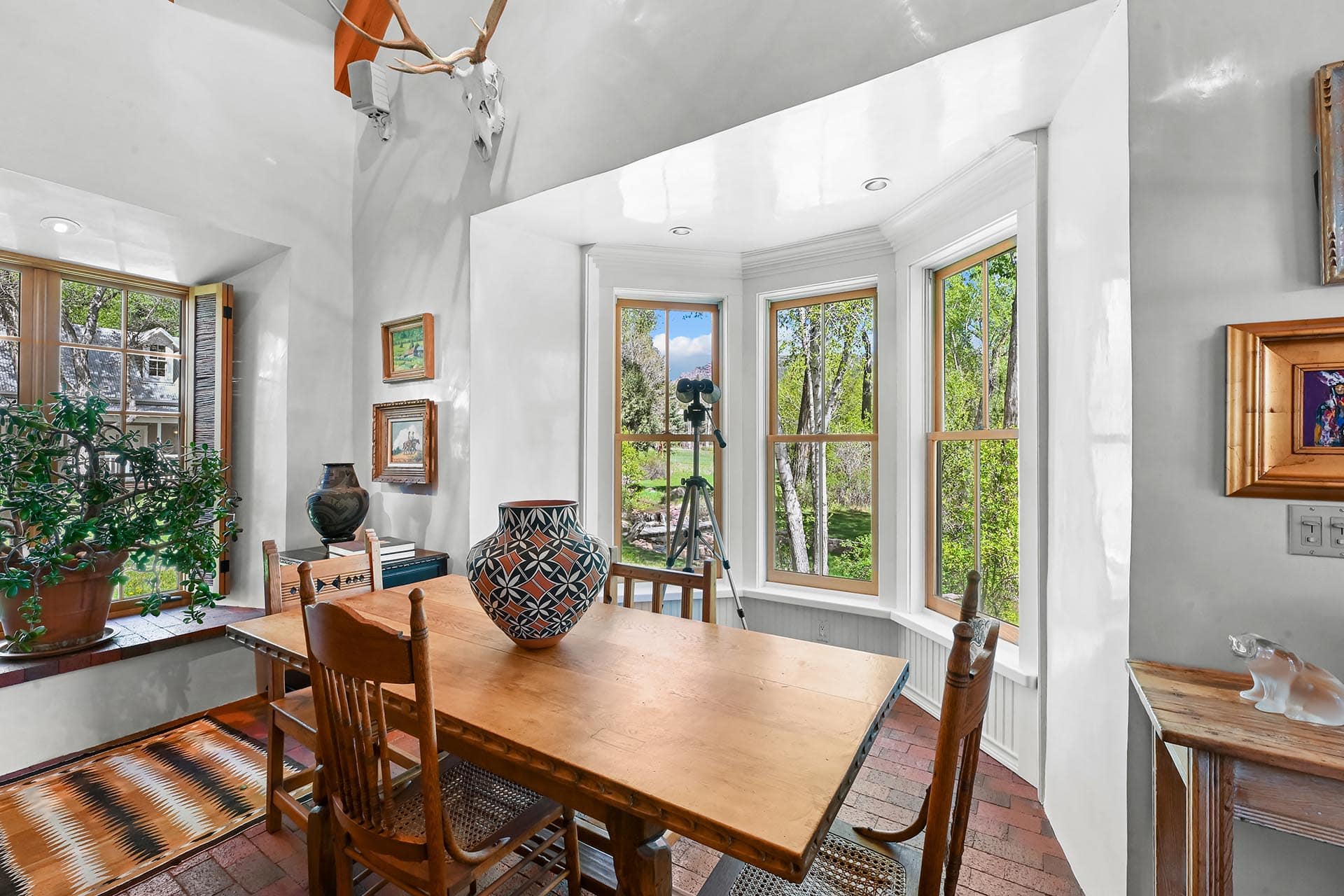 residential estate for sale with bay window dining room old canones creek ranch