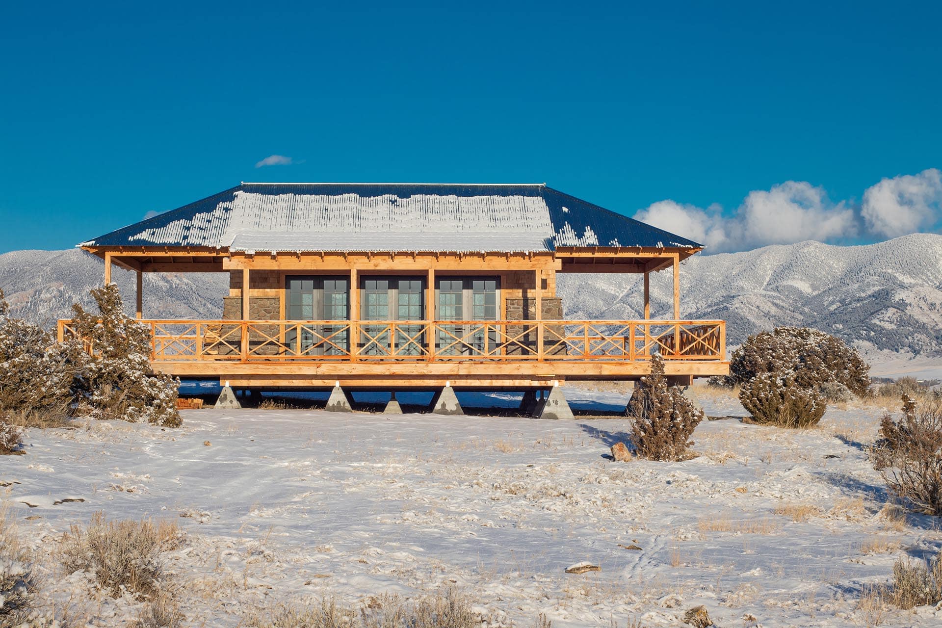 winter views montana dry creek wilderness at sxs ranch