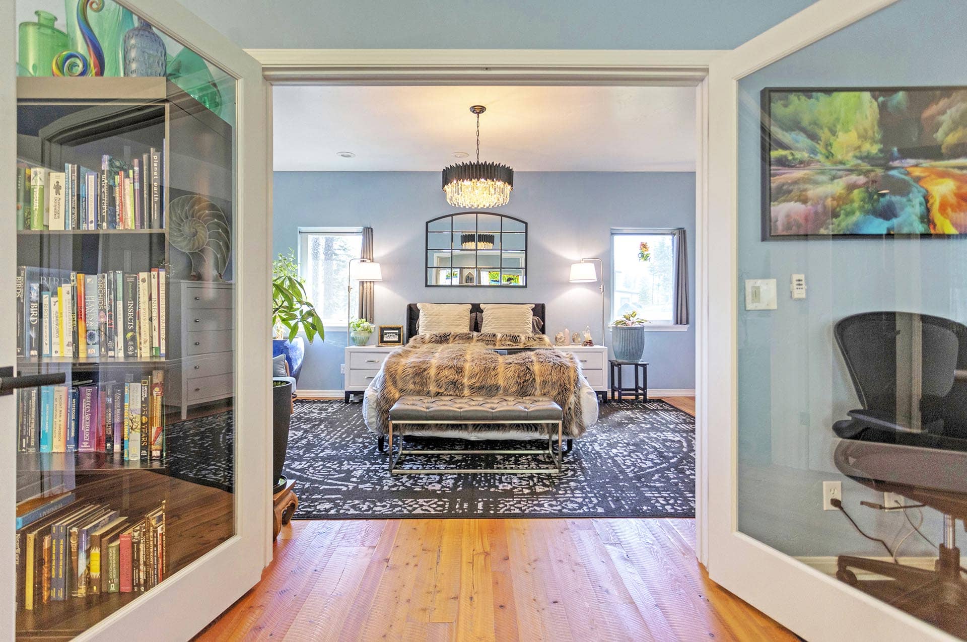 Gatehouse Master With Doors Open montana fortine creek overlook estate