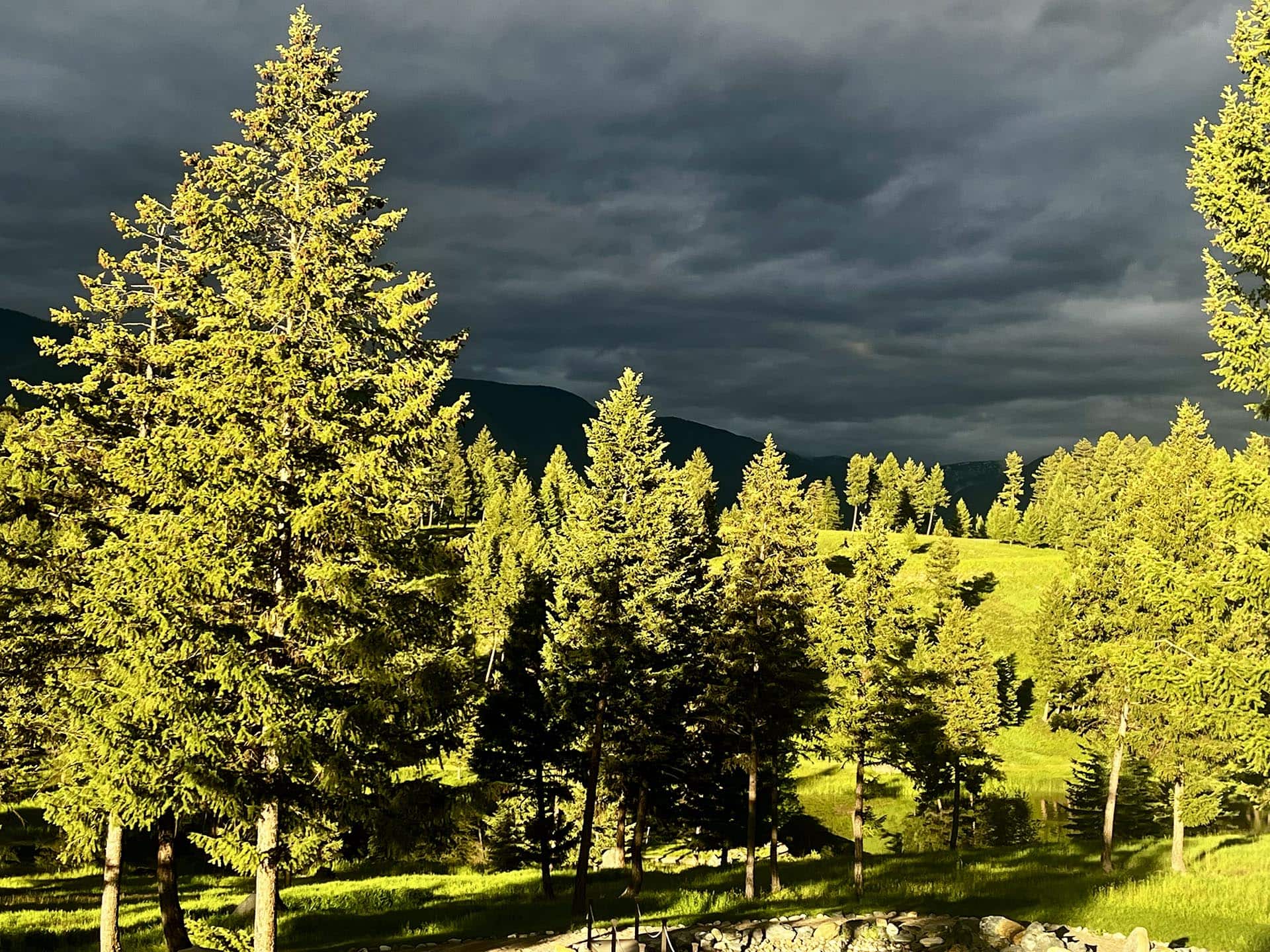 Sun After Storm montana fortine creek overlook estate