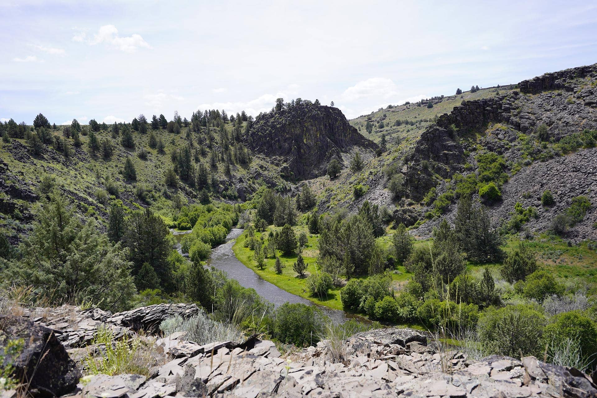 canyon river frontage land for sale oregon ironside castle rock ranch