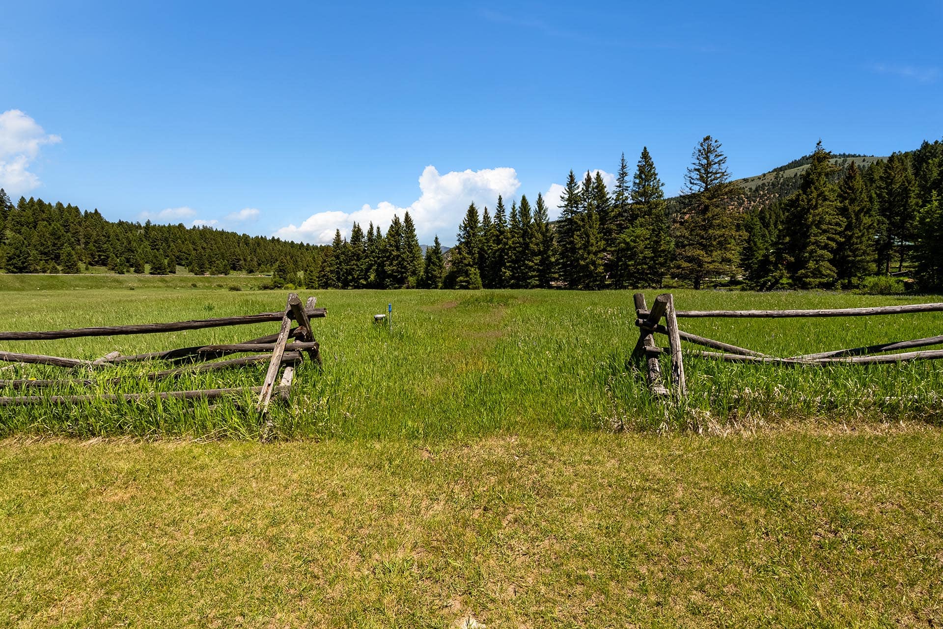 fenced pasture land montana gallatin riverfront retreat in big sky