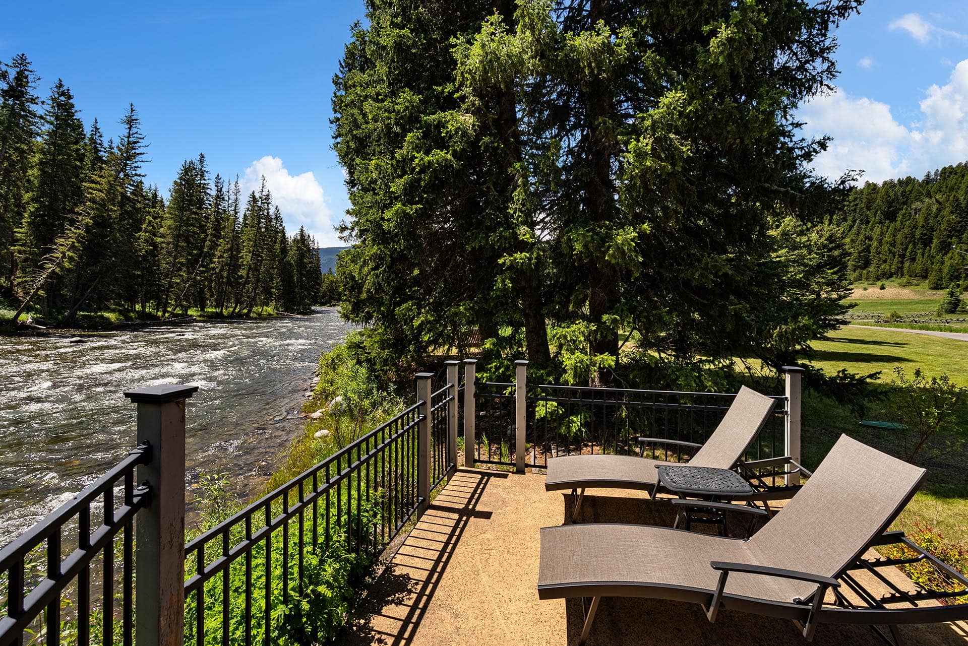 fly fishing property with river views montana gallatin riverfront retreat in big sky