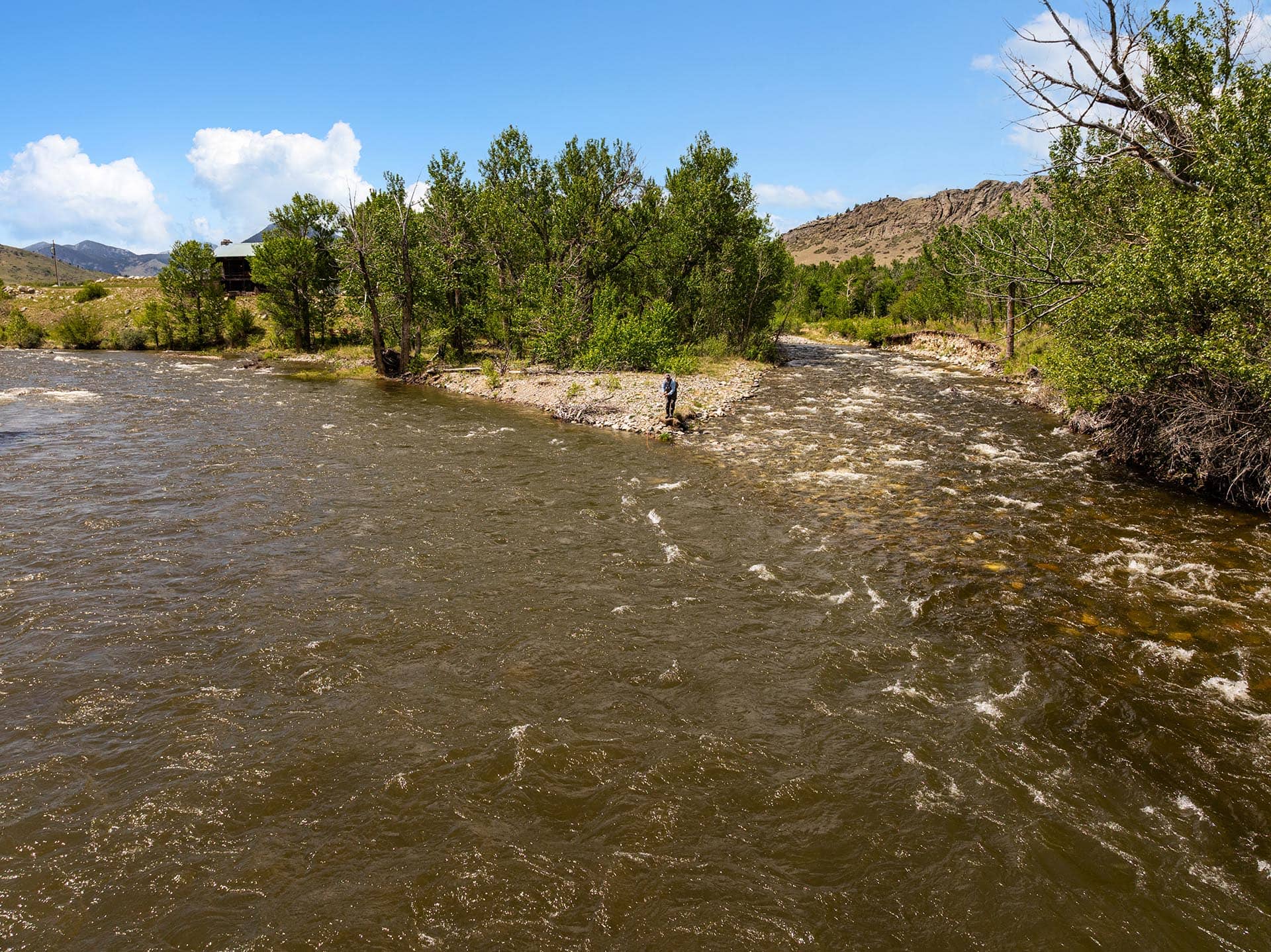 fly fishing river access property montana two rivers lodge