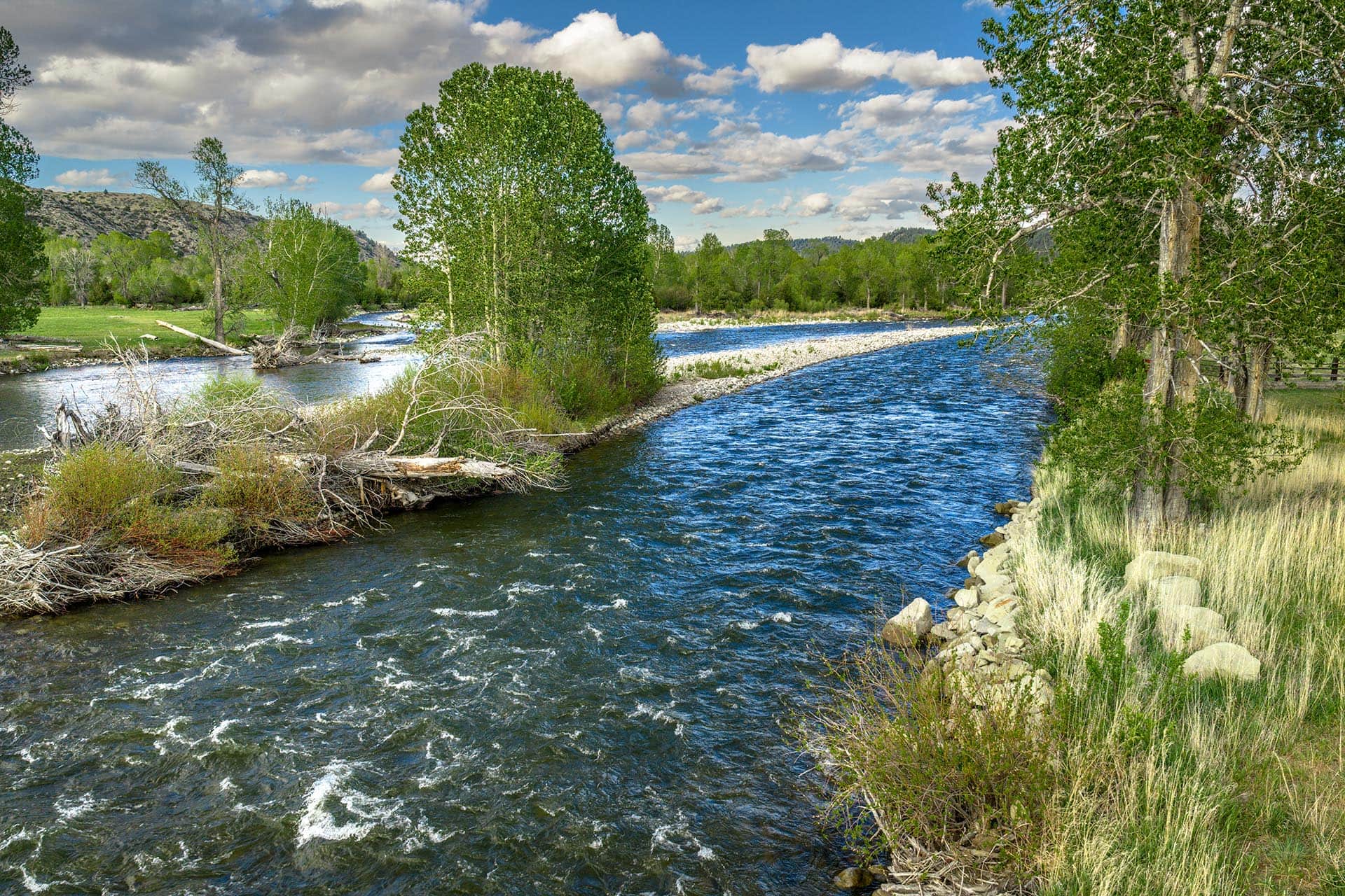 fly fishing river land montana stillwater riffle ranch