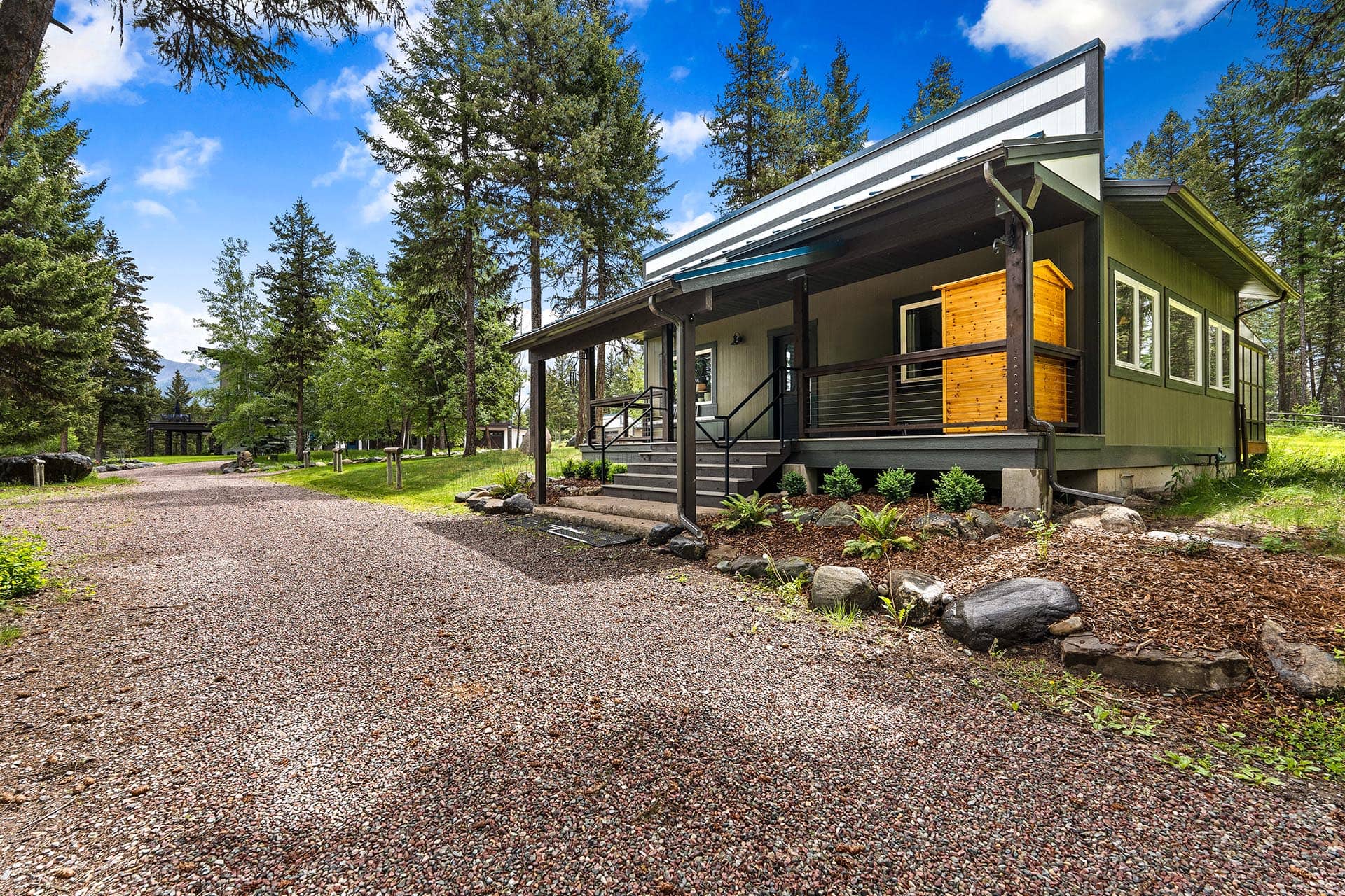 gate house montana fortine creek overlook estate