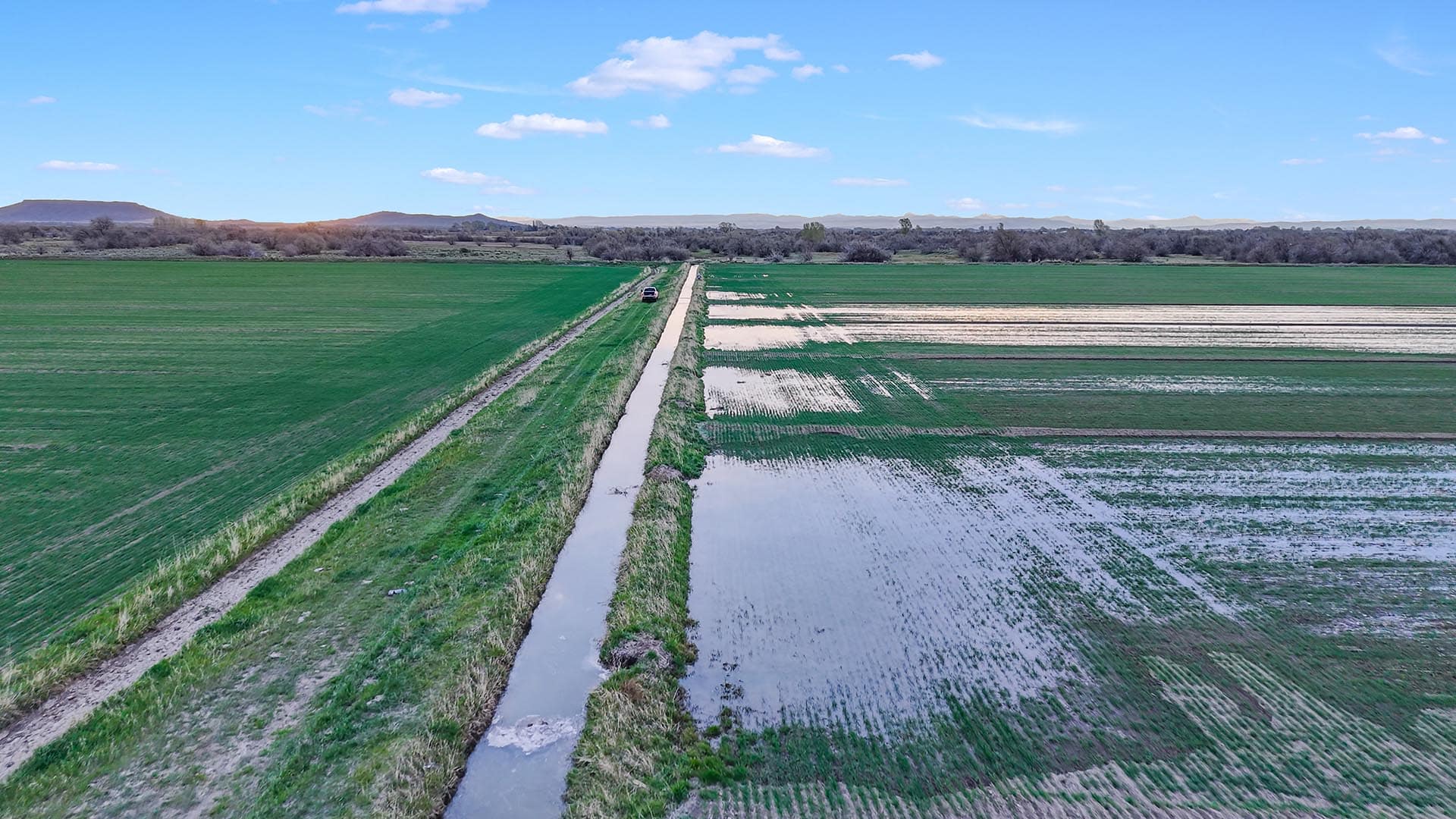 irrigated fields ranch idaho oxbow crescent
