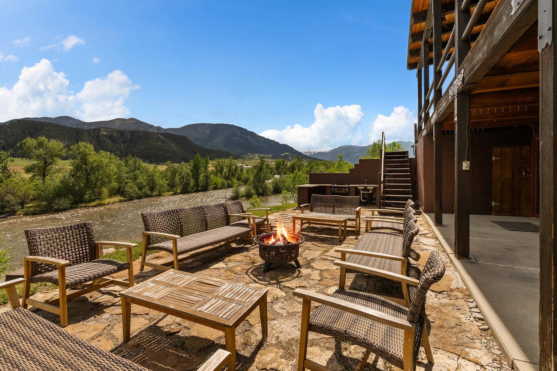 luxury home with river view for sale montana two rivers lodge