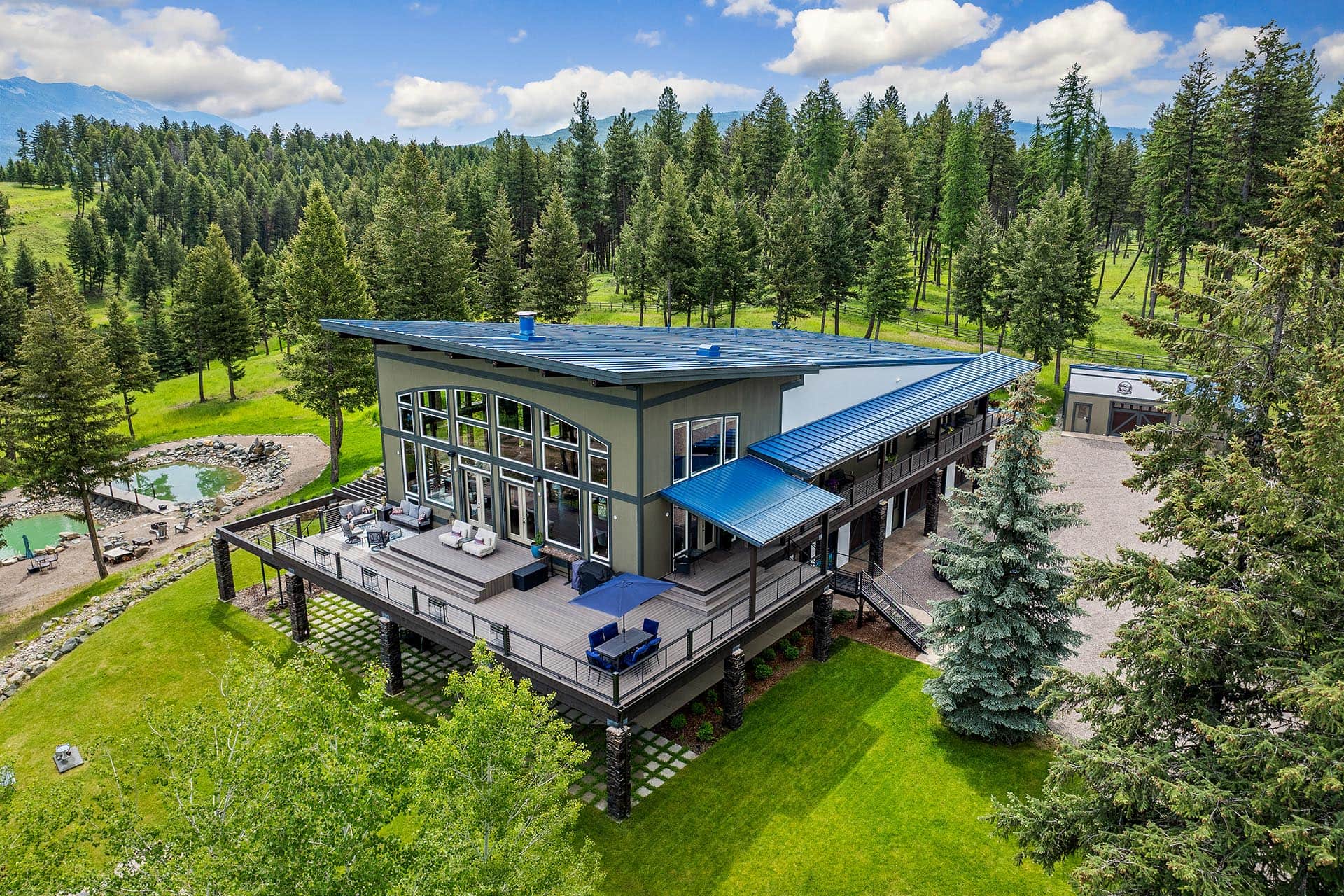 luxury homes montana fortine creek overlook estate