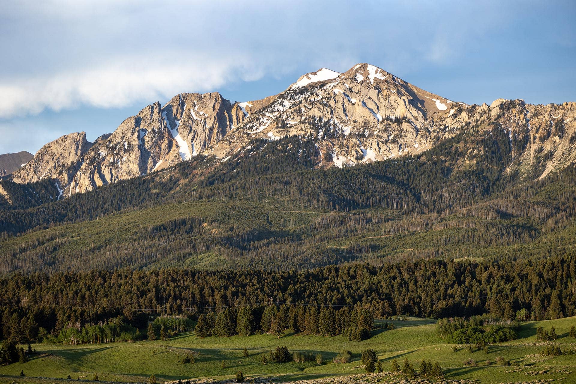 mountain view land with timber montana north bridger hunting retreat