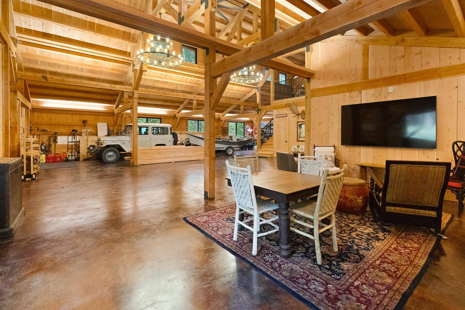 multi use barn property for sale montana bozeman creekside hideaway