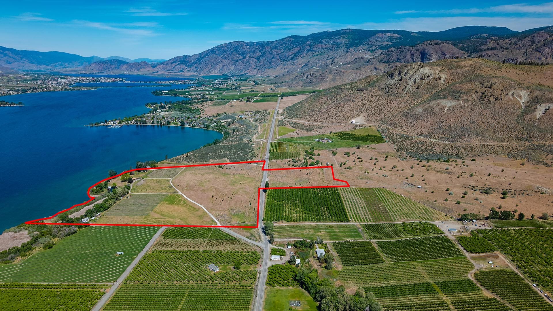 okanogan valley waterfront development land washington orchard bay