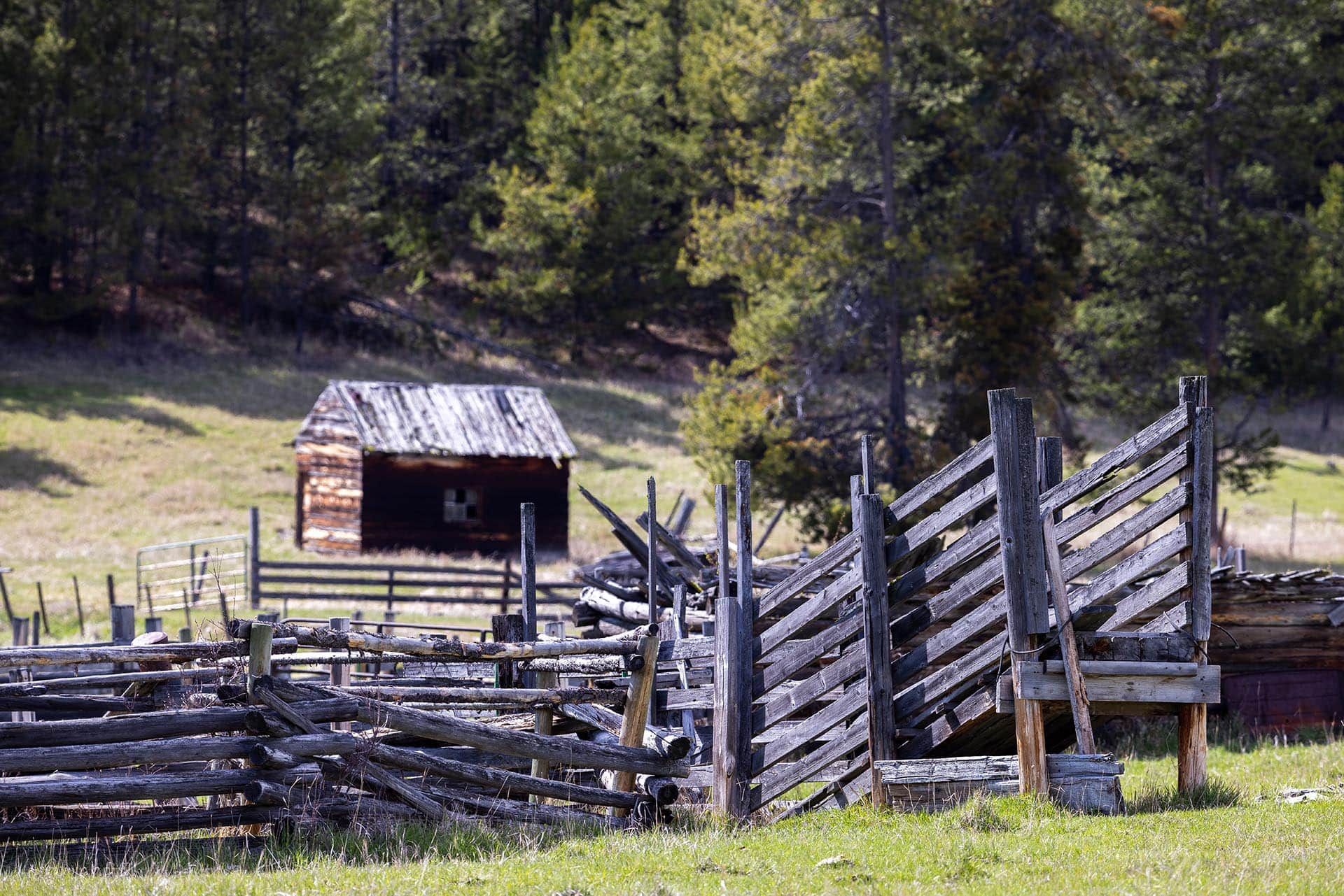original outbuildings montana riley creek basin