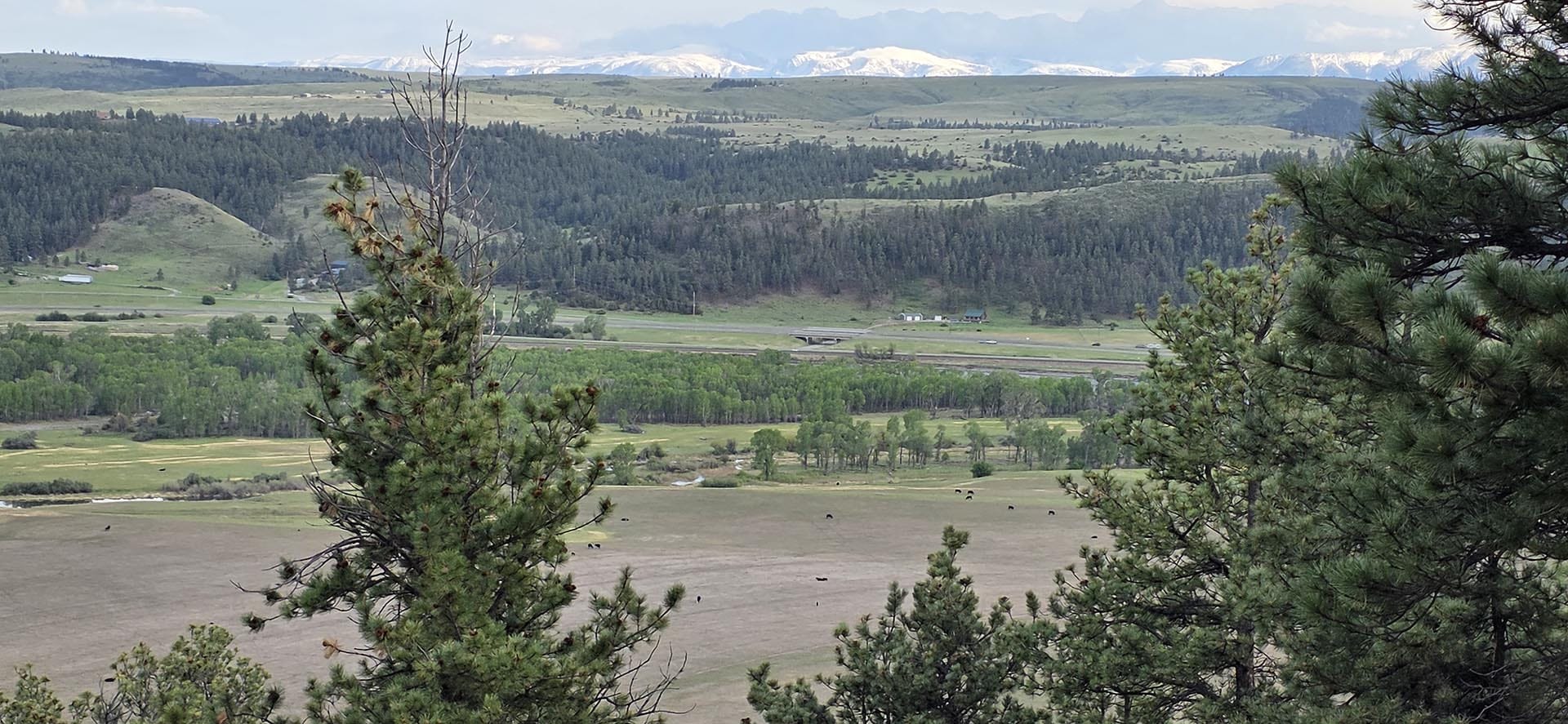 panoramic river valley views land for sale montana springtime ranch on the yellowstone river